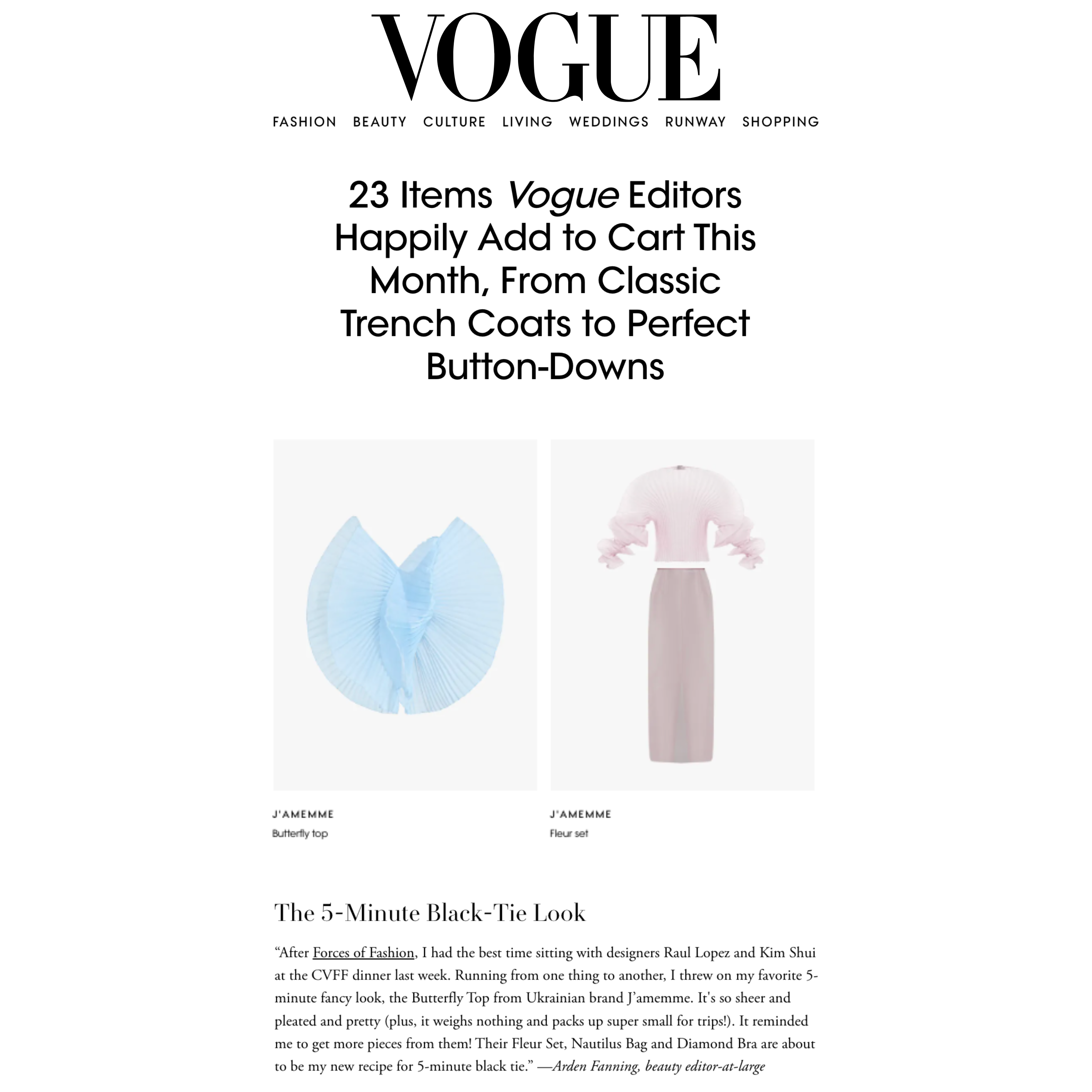 28 Items Vogue Editors Happily Shopped, From Cozy Staples to Festive Attire