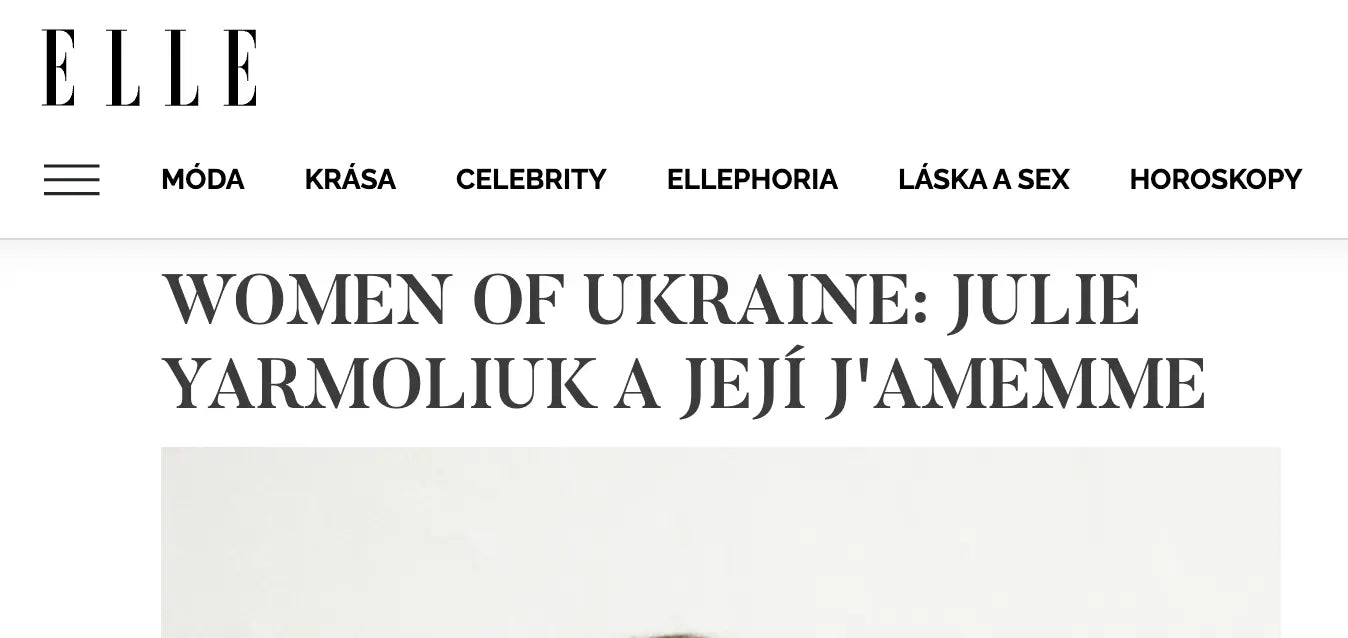 From Elle's Pages to the Fashion Stage: Unveiling Julia Yarmoliuk's Sustainable Couture Revolution
