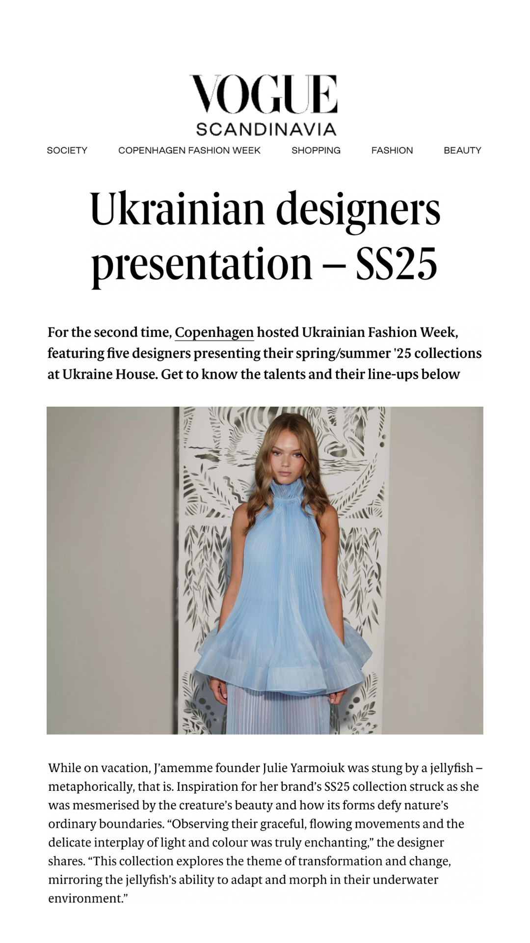 J’amemme SPRING 2025 FASHION SHOW