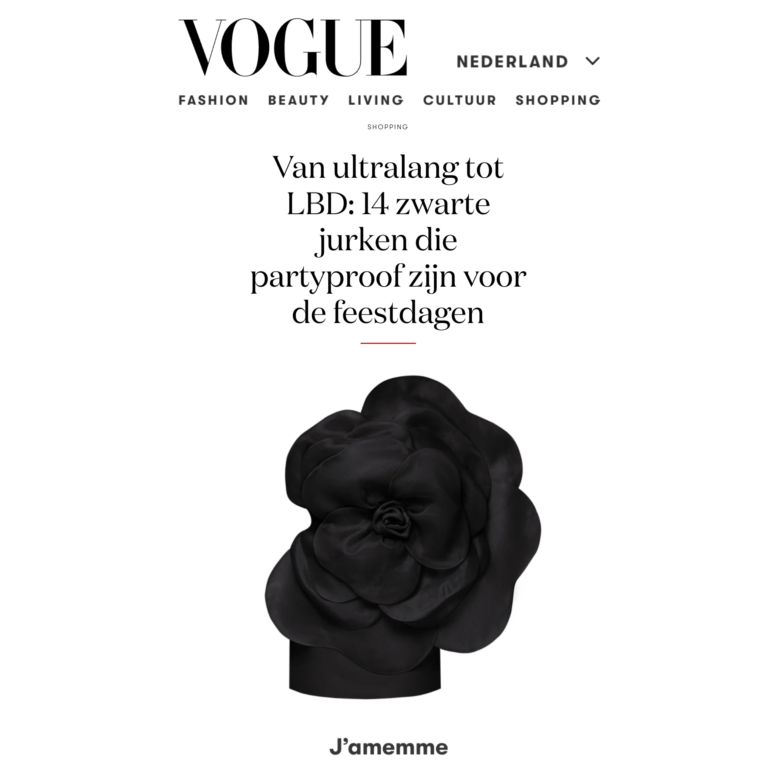 Van ultralang tot LBD: 14 zwarte jurken die partyproof zijn voor de feestdagen