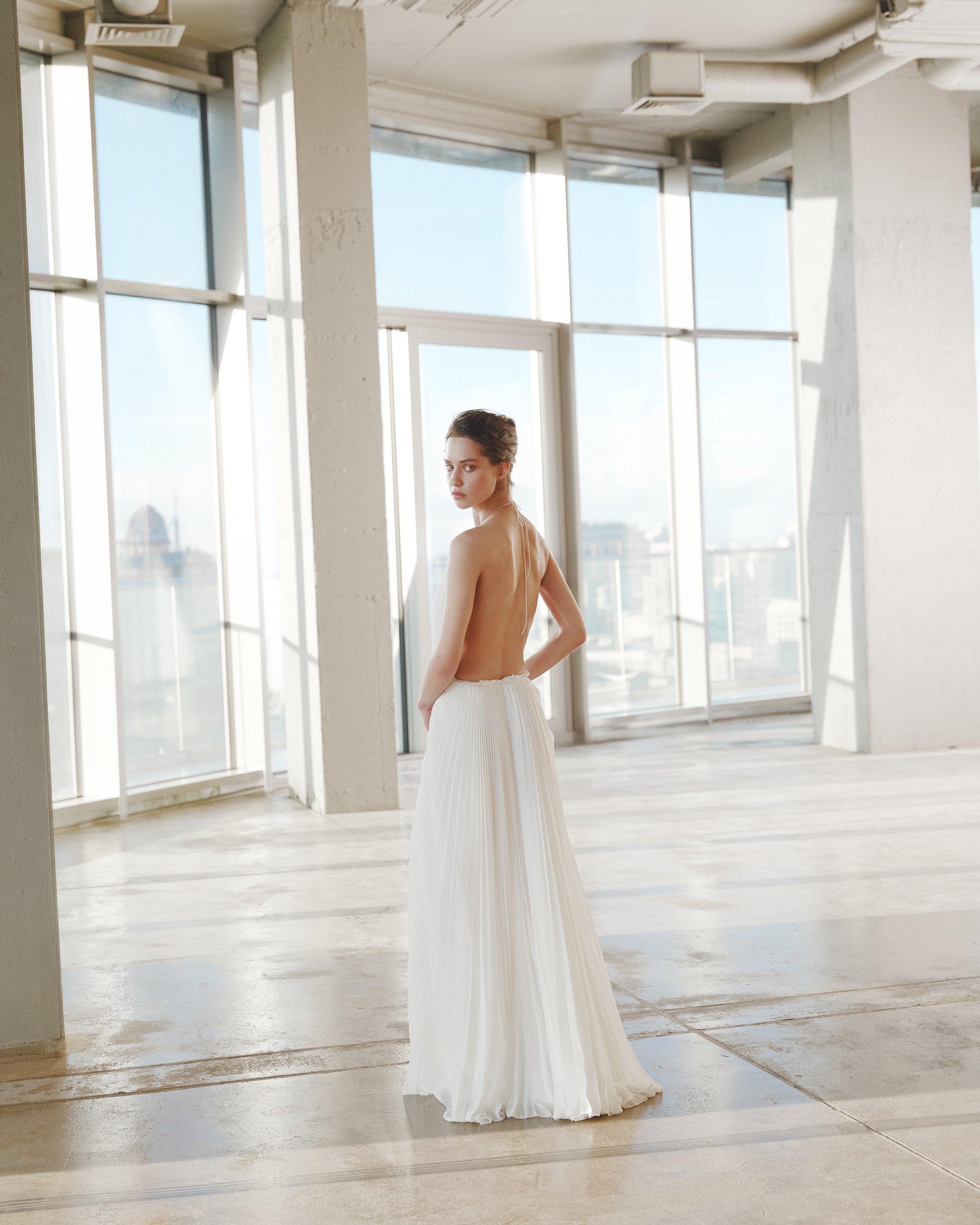 Amelia Pleated Dress