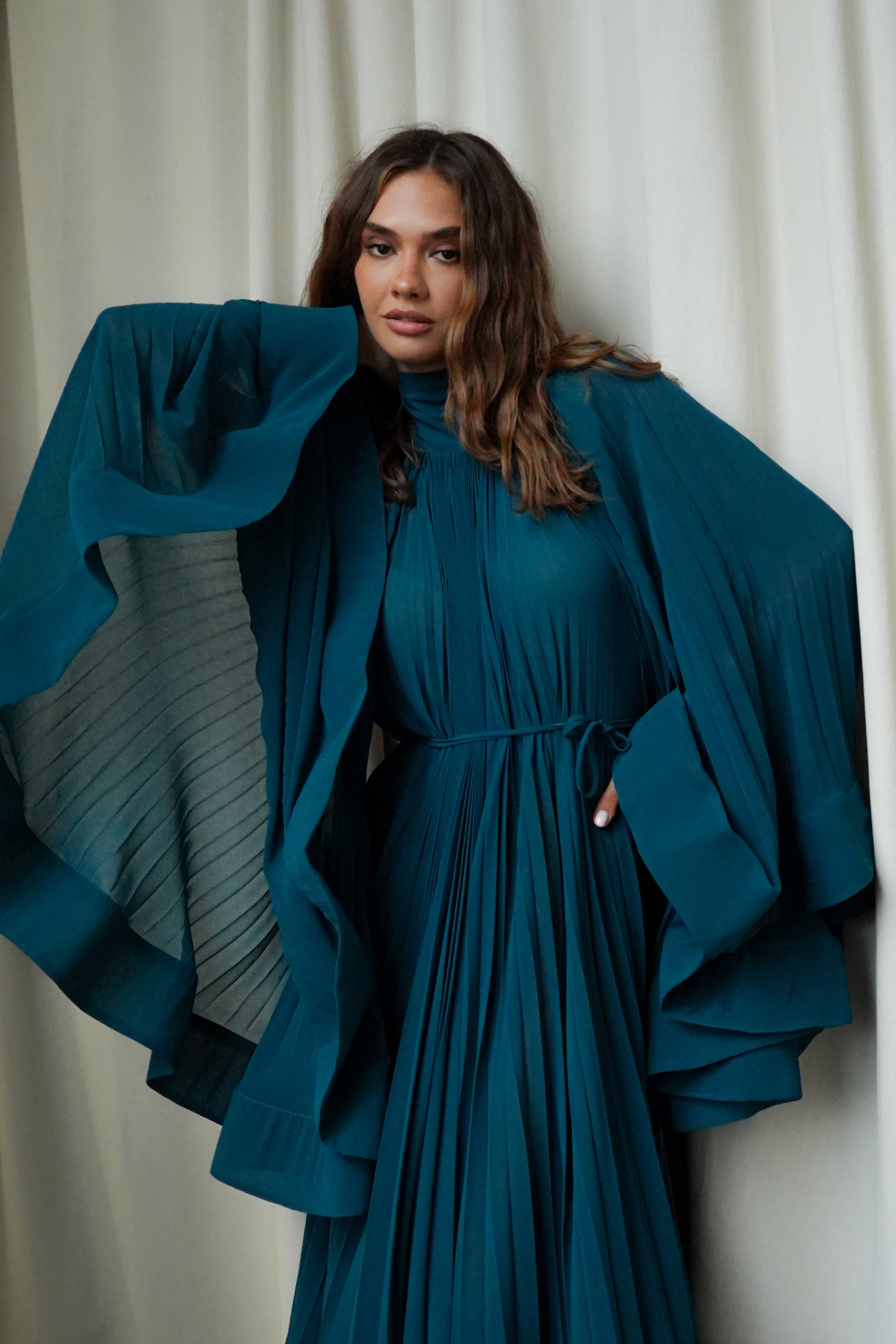 AGLAE PLEATED DRESS