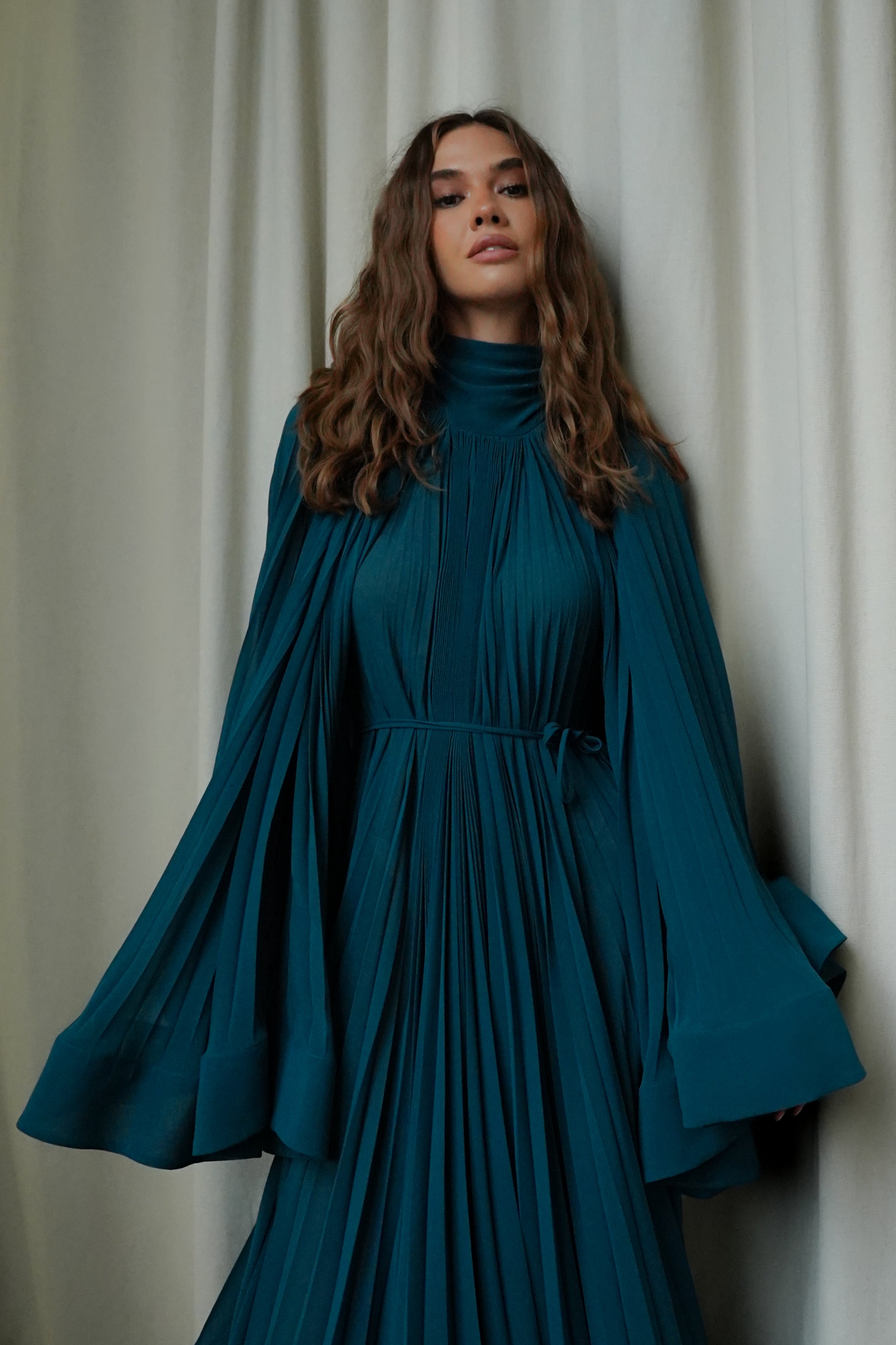 AGLAE PLEATED DRESS