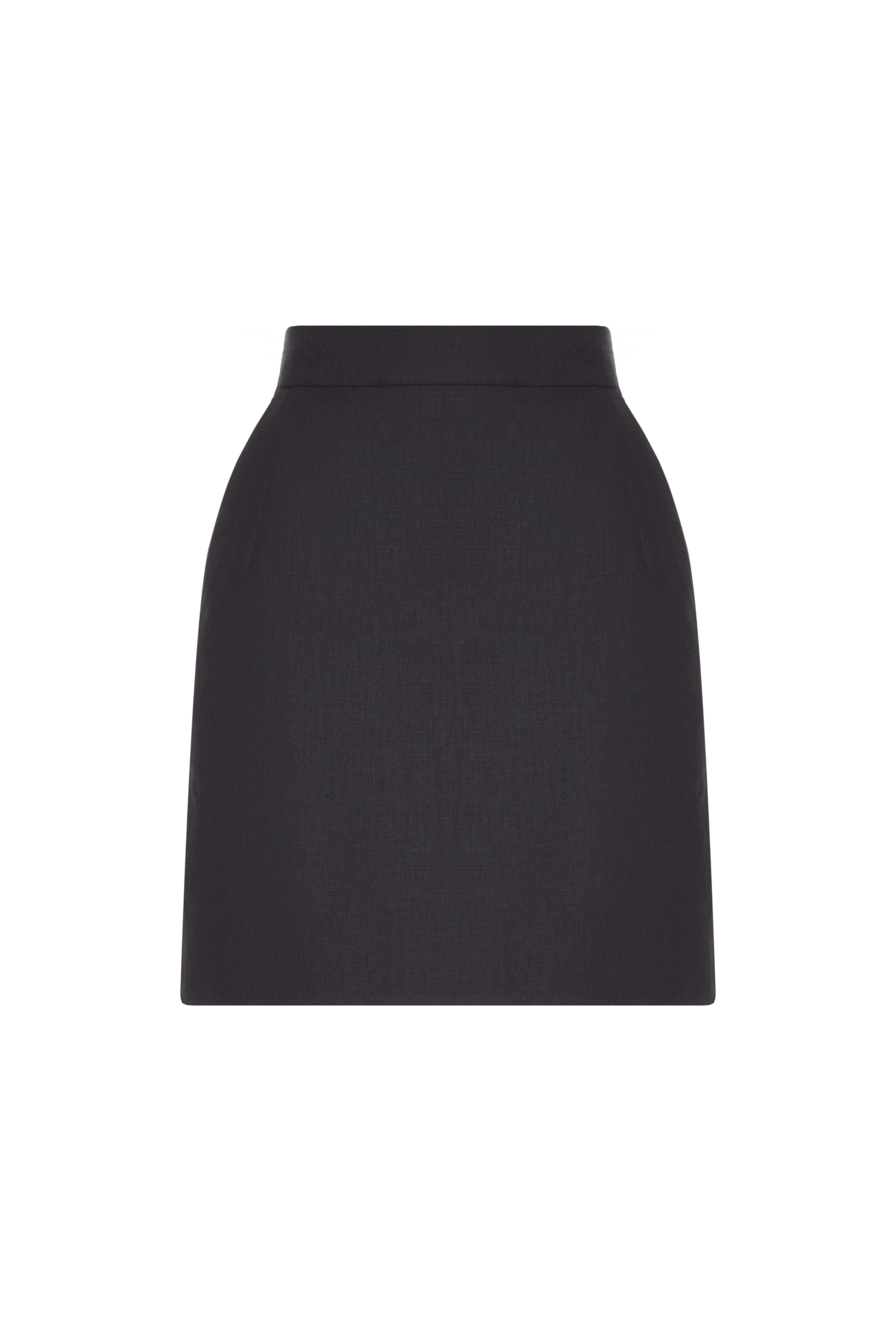 ABIGAIL BLACK MINI SKIRT
