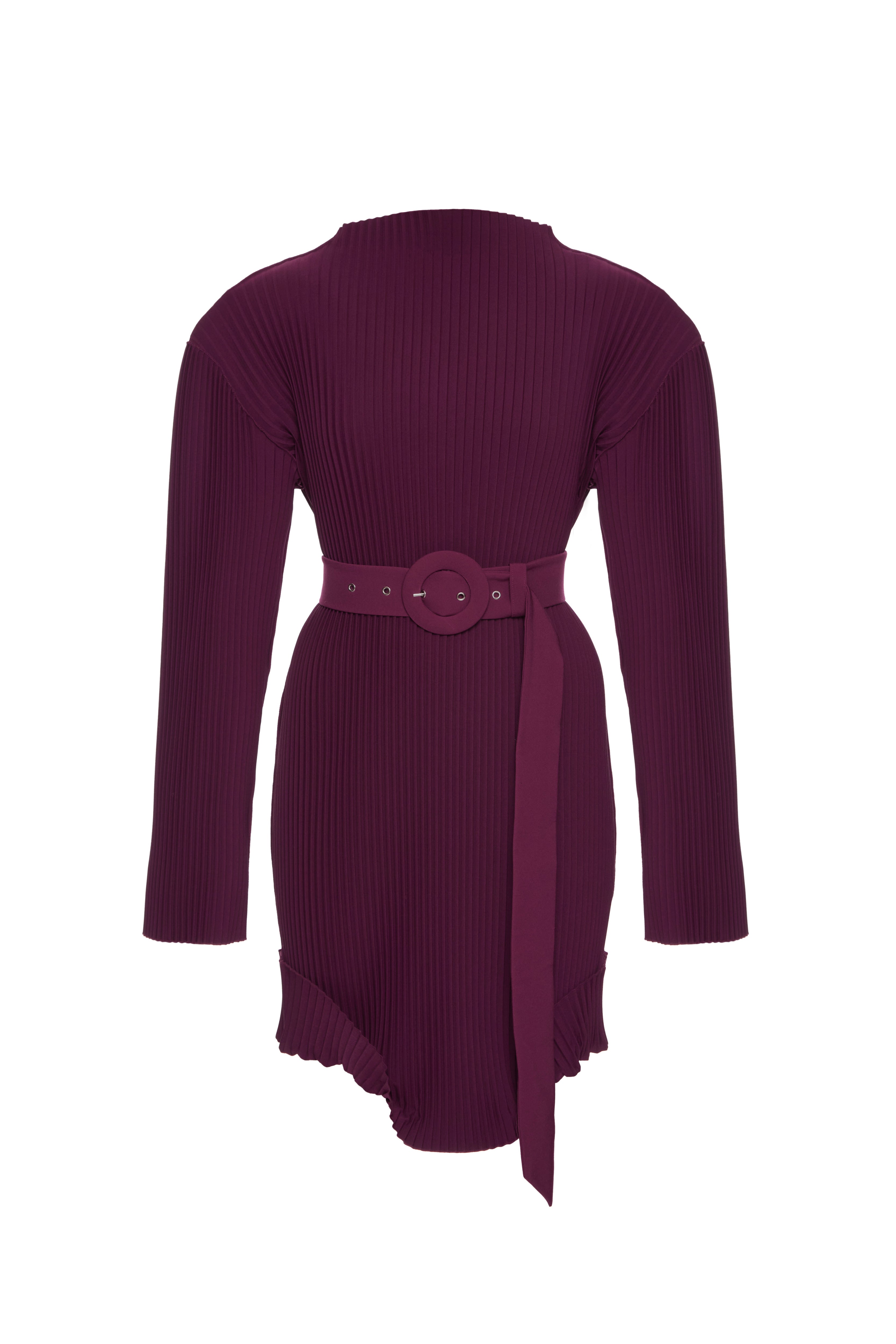 PENELOPE MARSALA DRESS