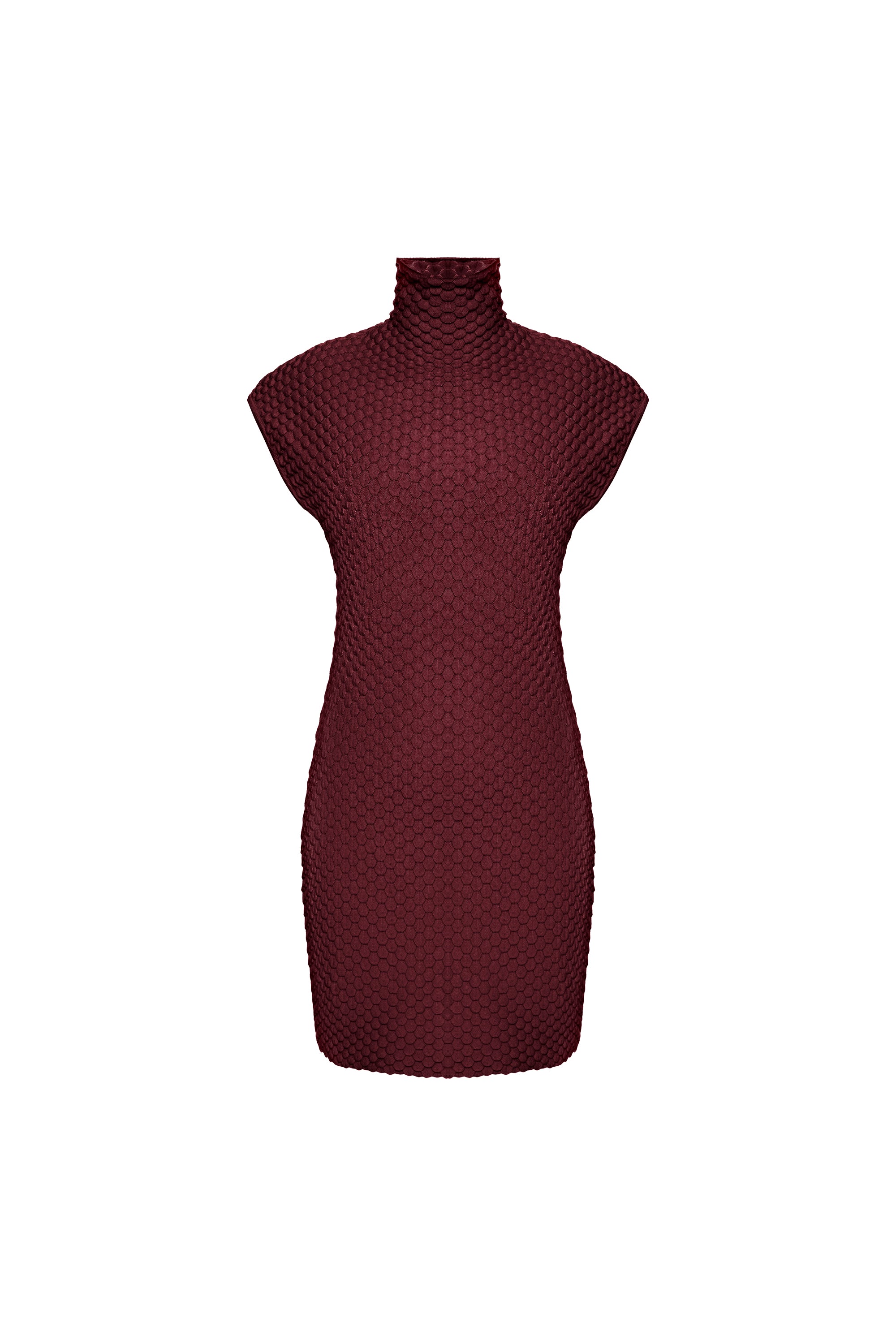 SNAKE KNIT MINI DRESS