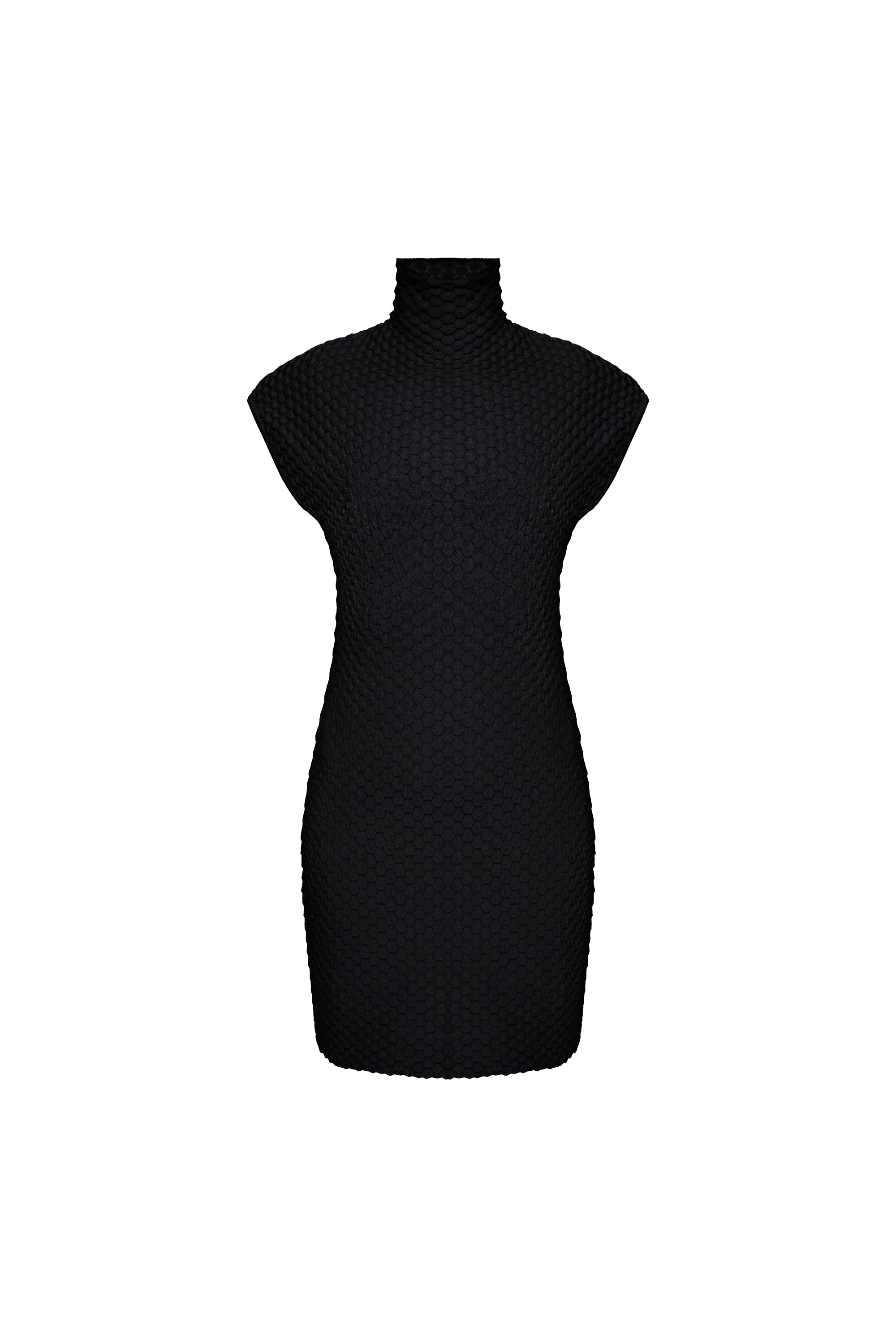 SNAKE KNIT MINI DRESS