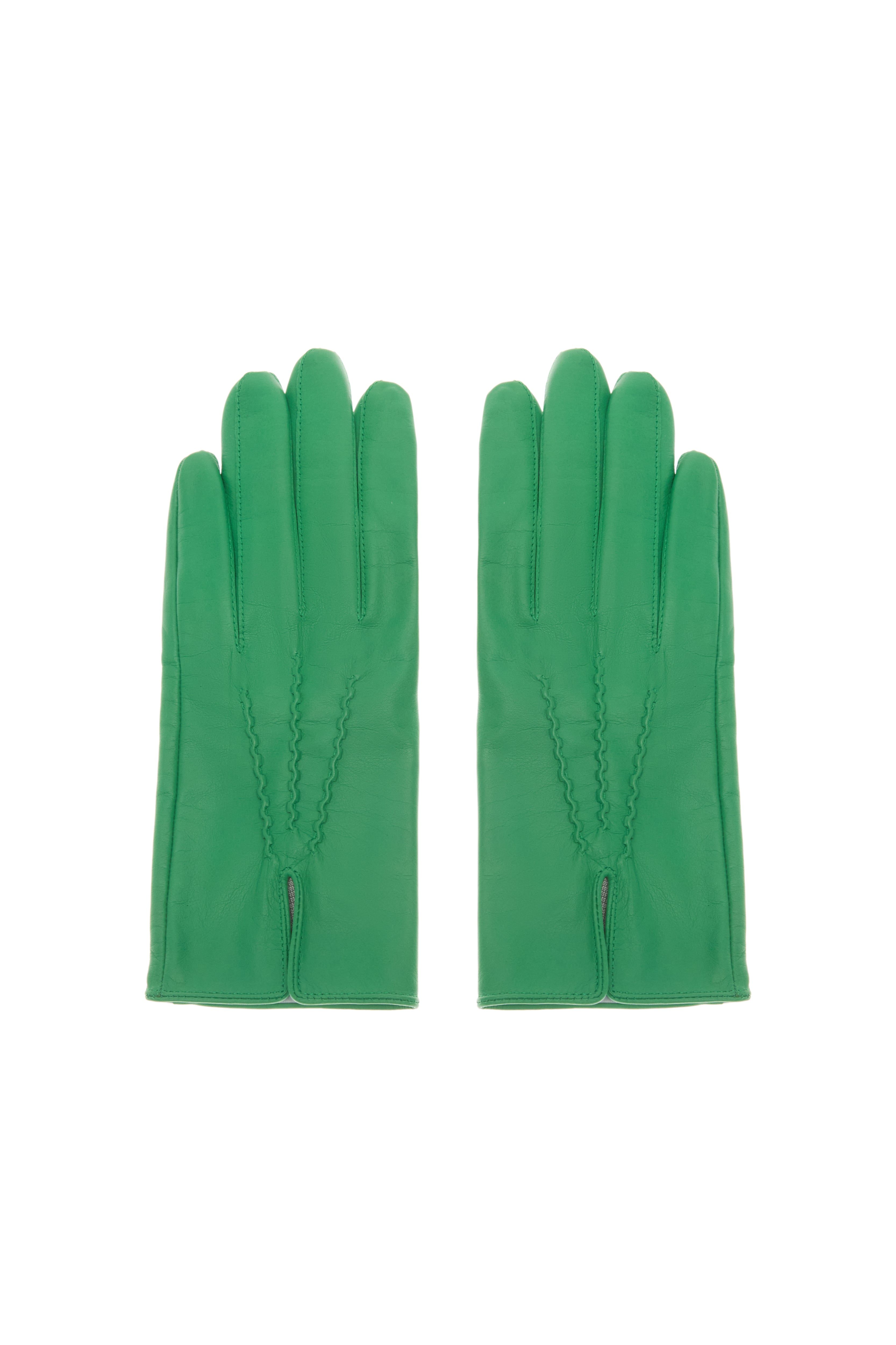 GREEN LEATHER GLOVES