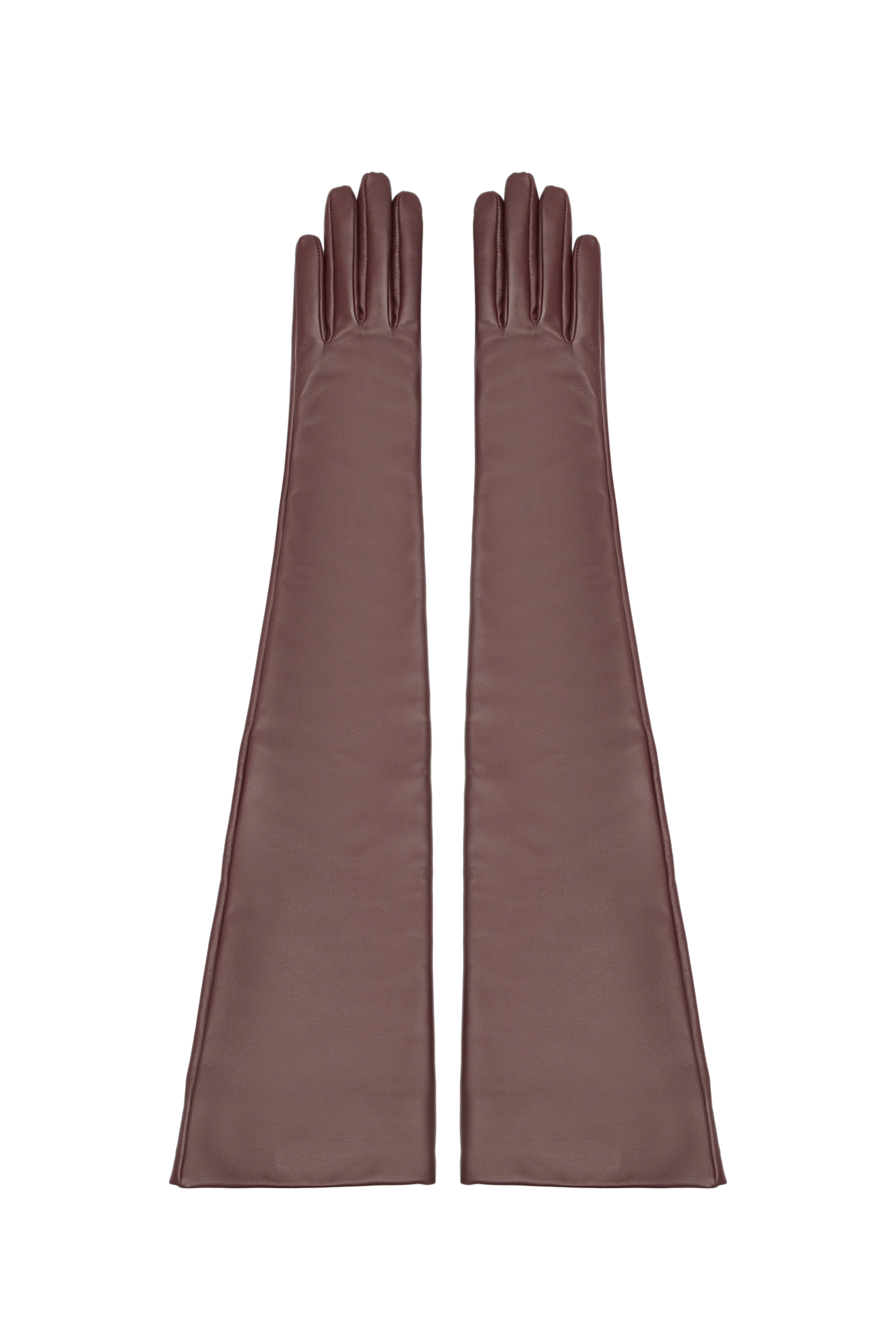 MARSALA LEATHER GLOVES