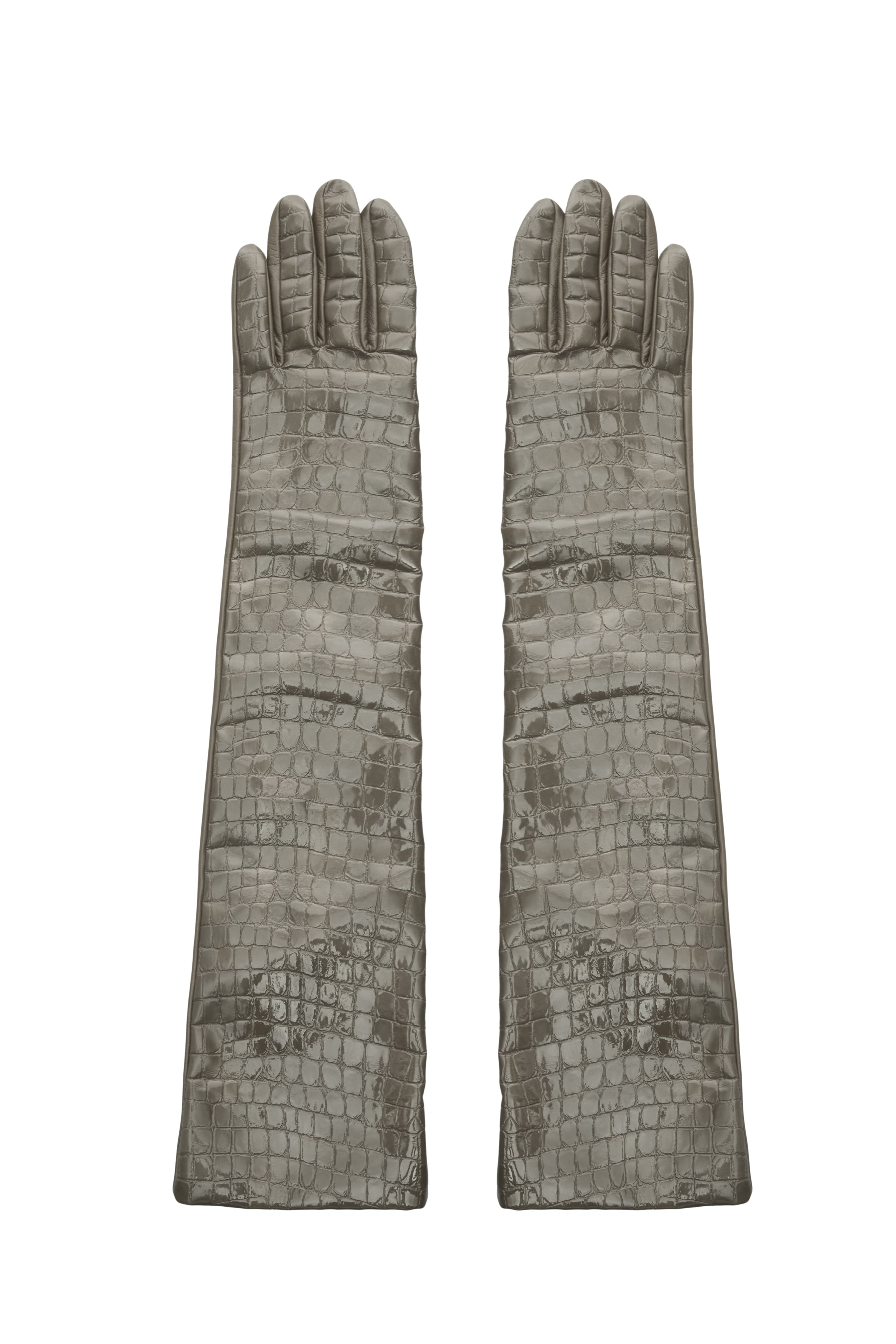 CROCO GREY GLOVES