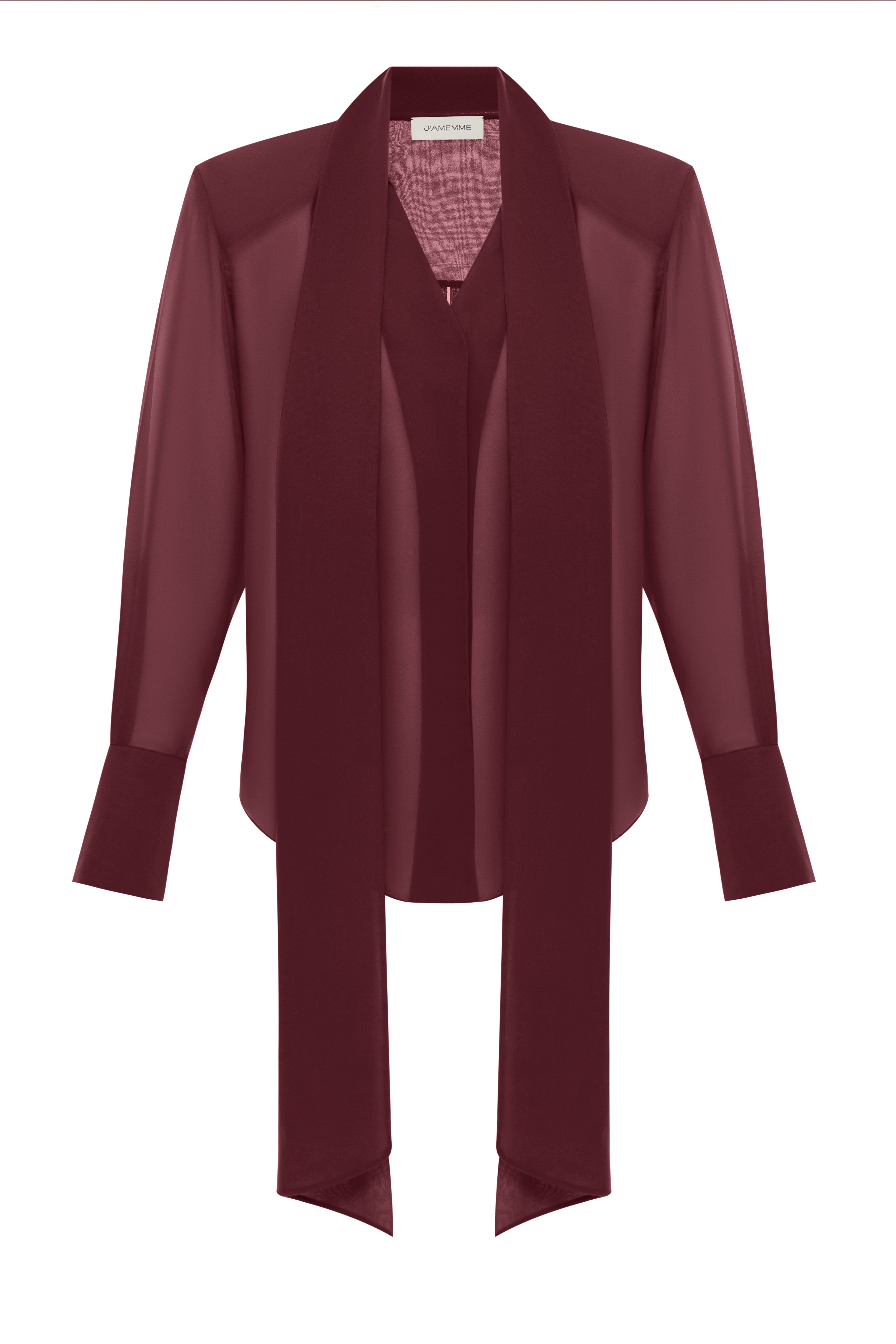 SCARF CHIFFON BLOUSE
