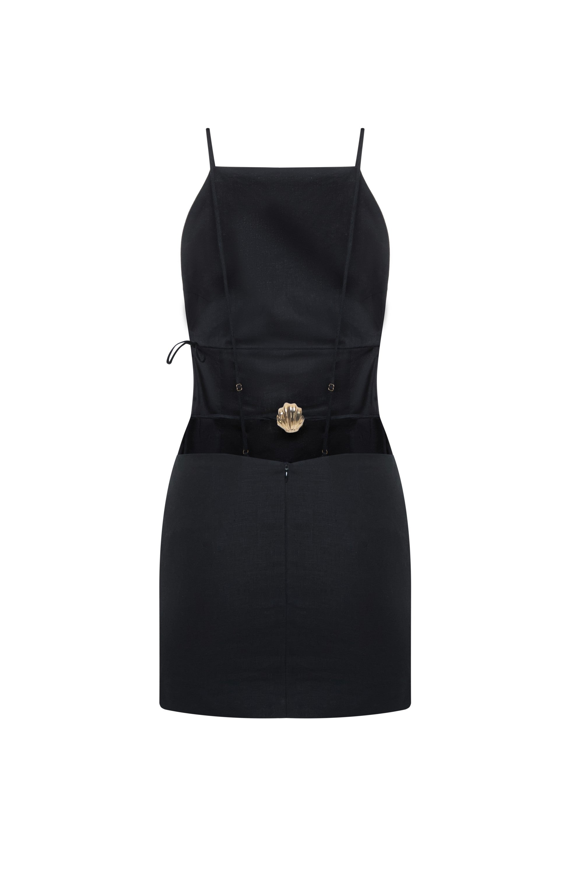 ADELLA BLACK MINI DRESS