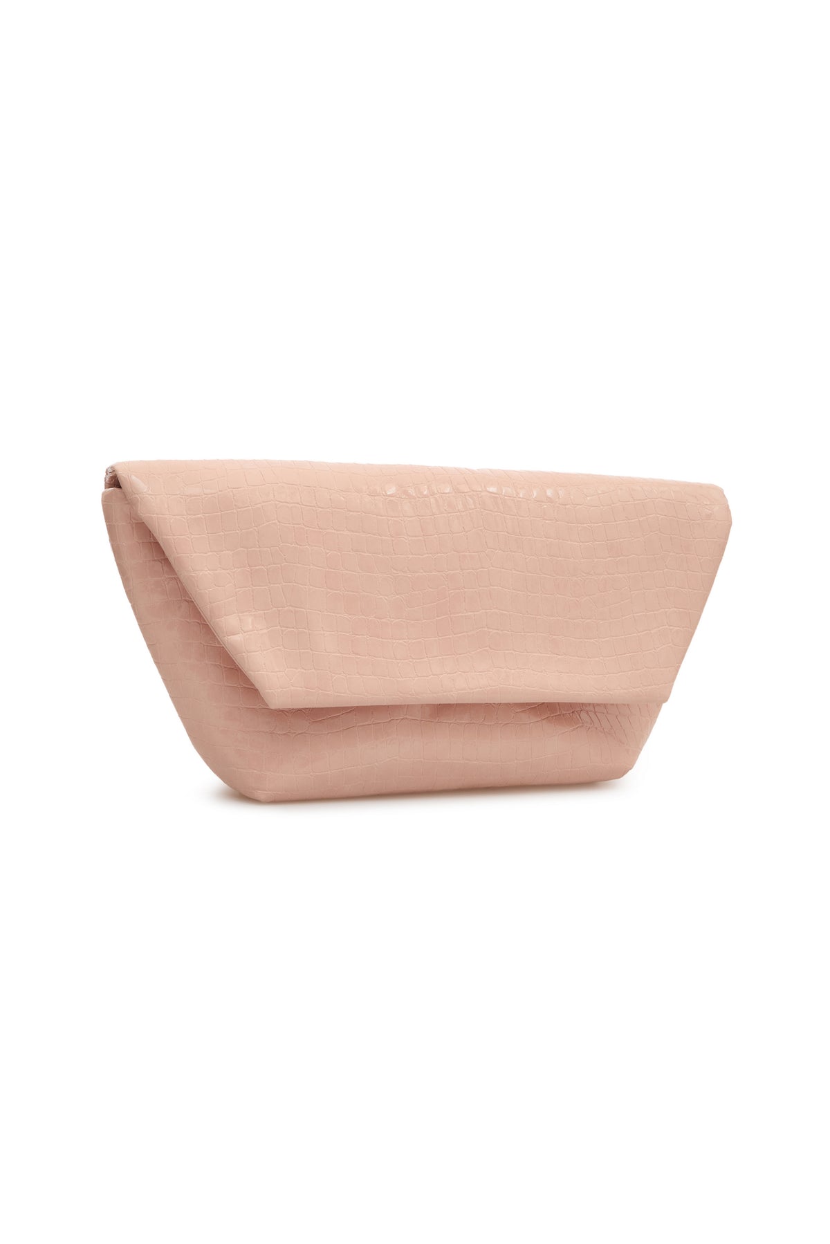 CROCO PINK CLUTCH