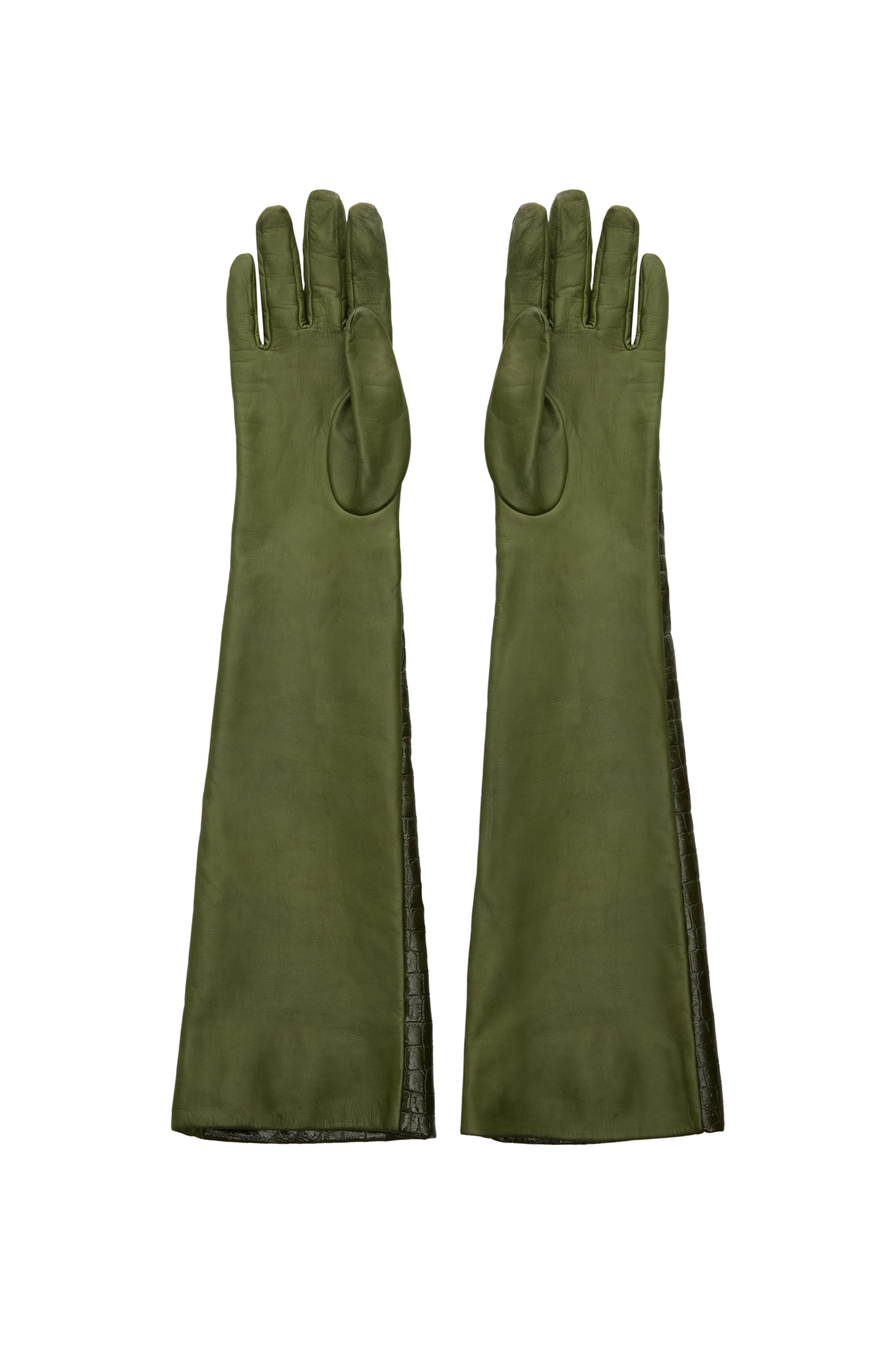 CROCO GREEN GLOVES