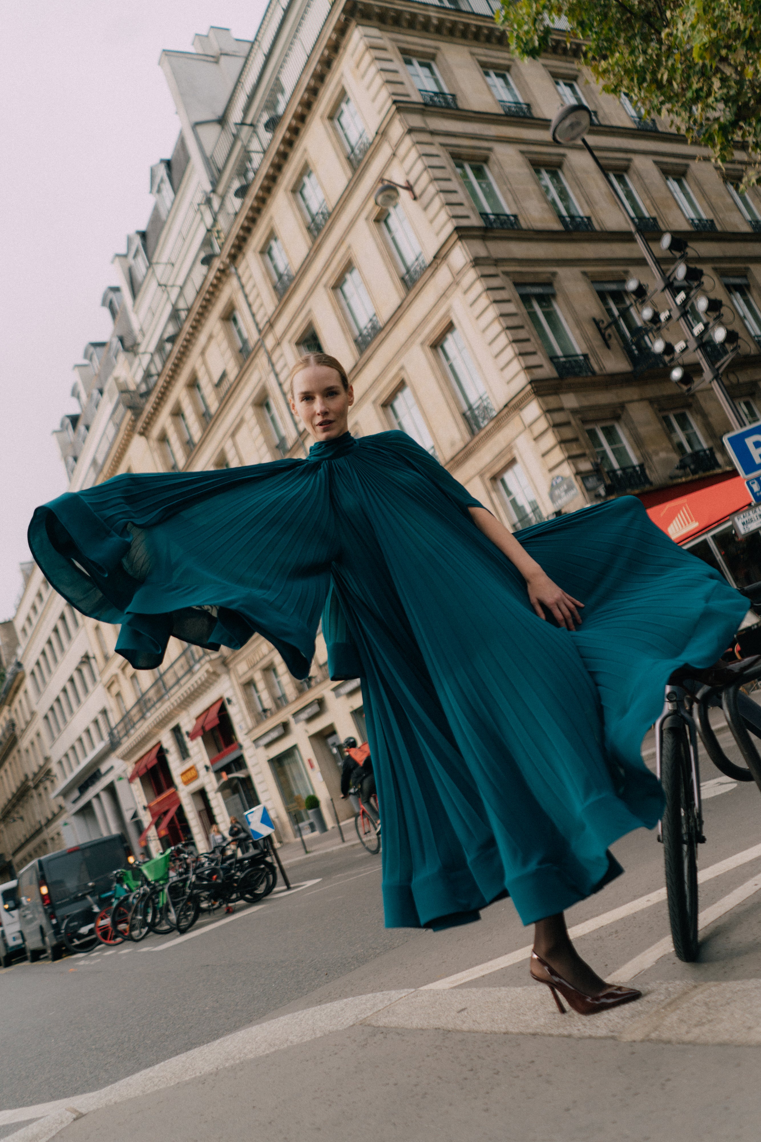AGLAE PLEATED DRESS