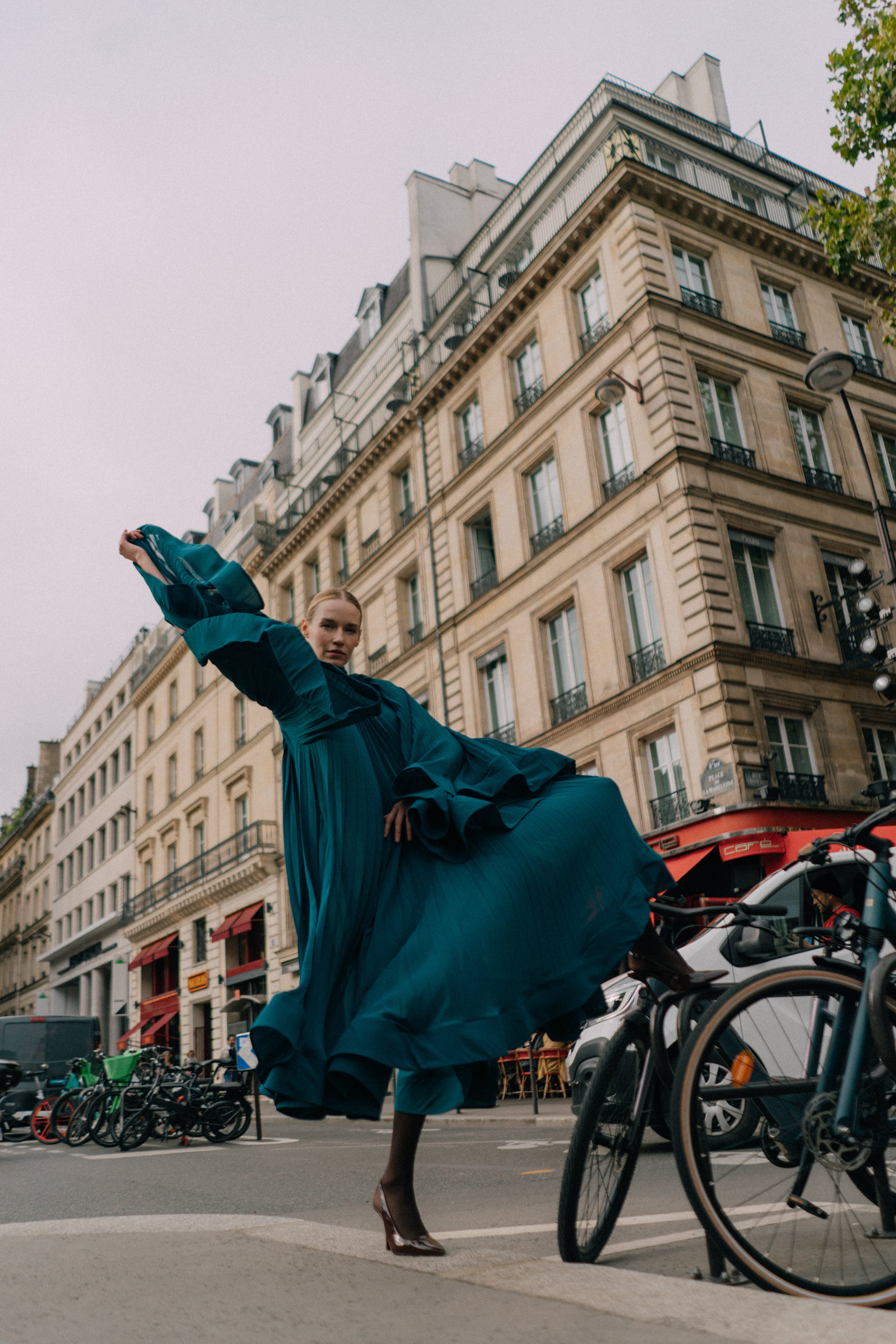 AGLAE PLEATED DRESS