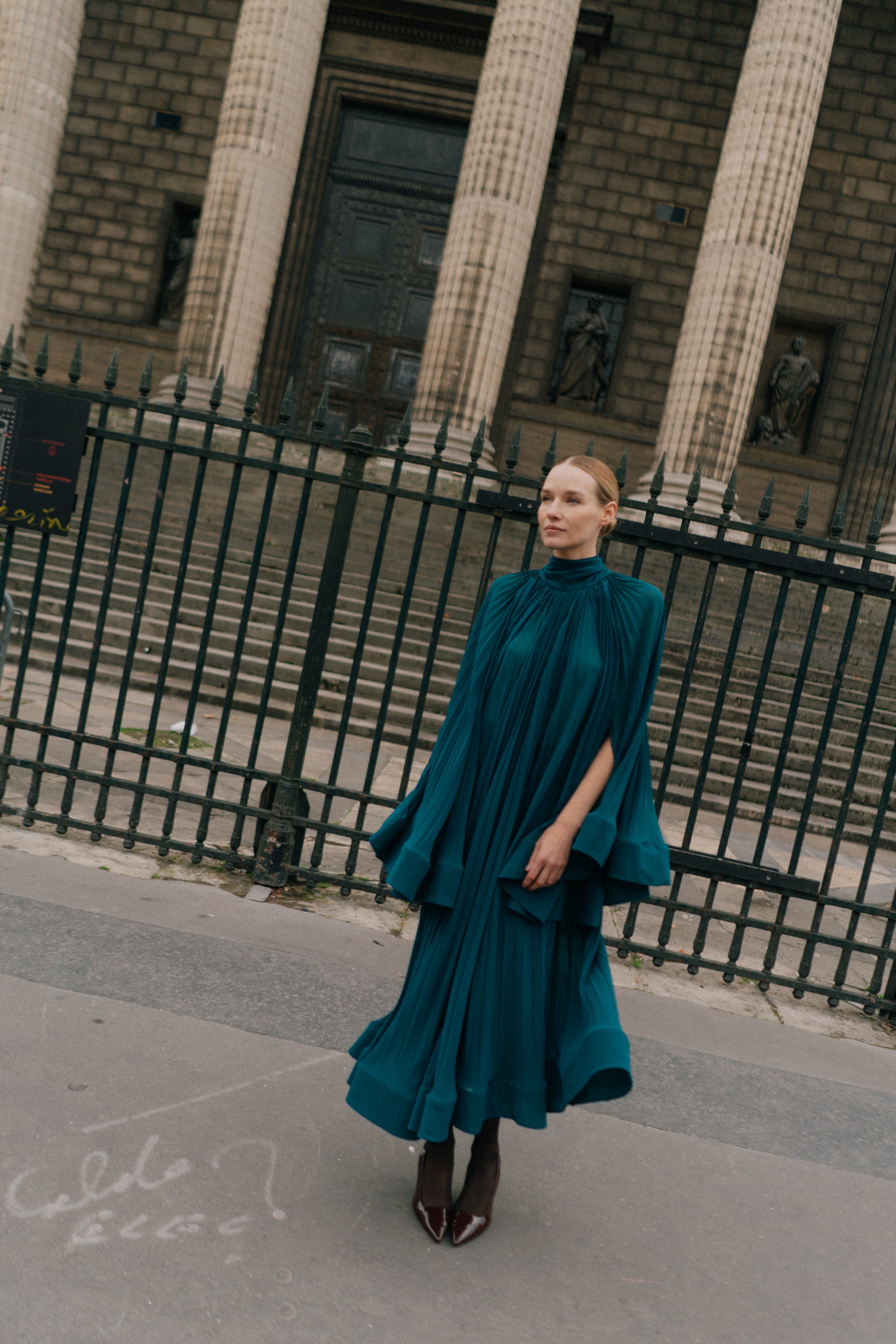 AGLAE PLEATED DRESS