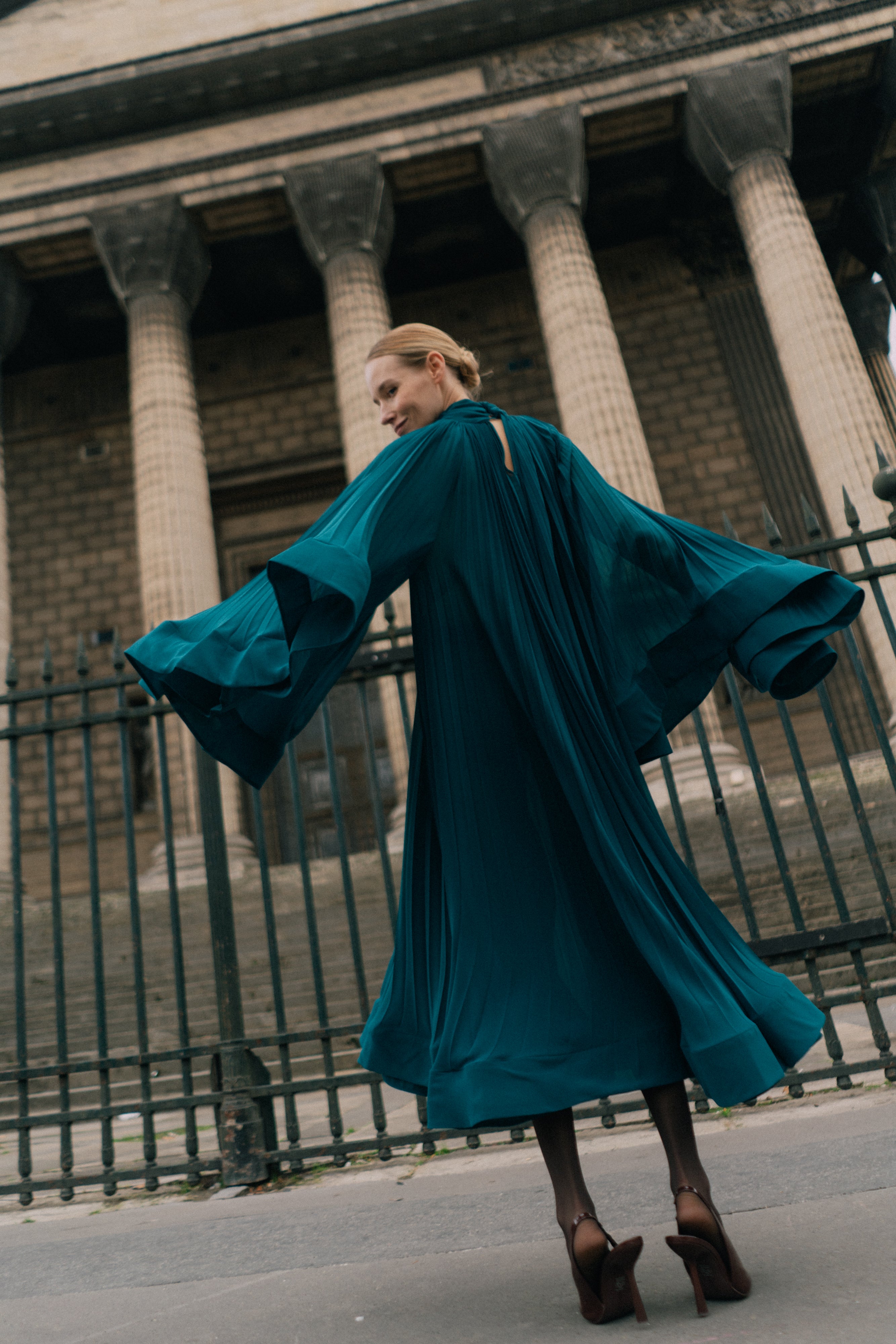 AGLAE PLEATED DRESS