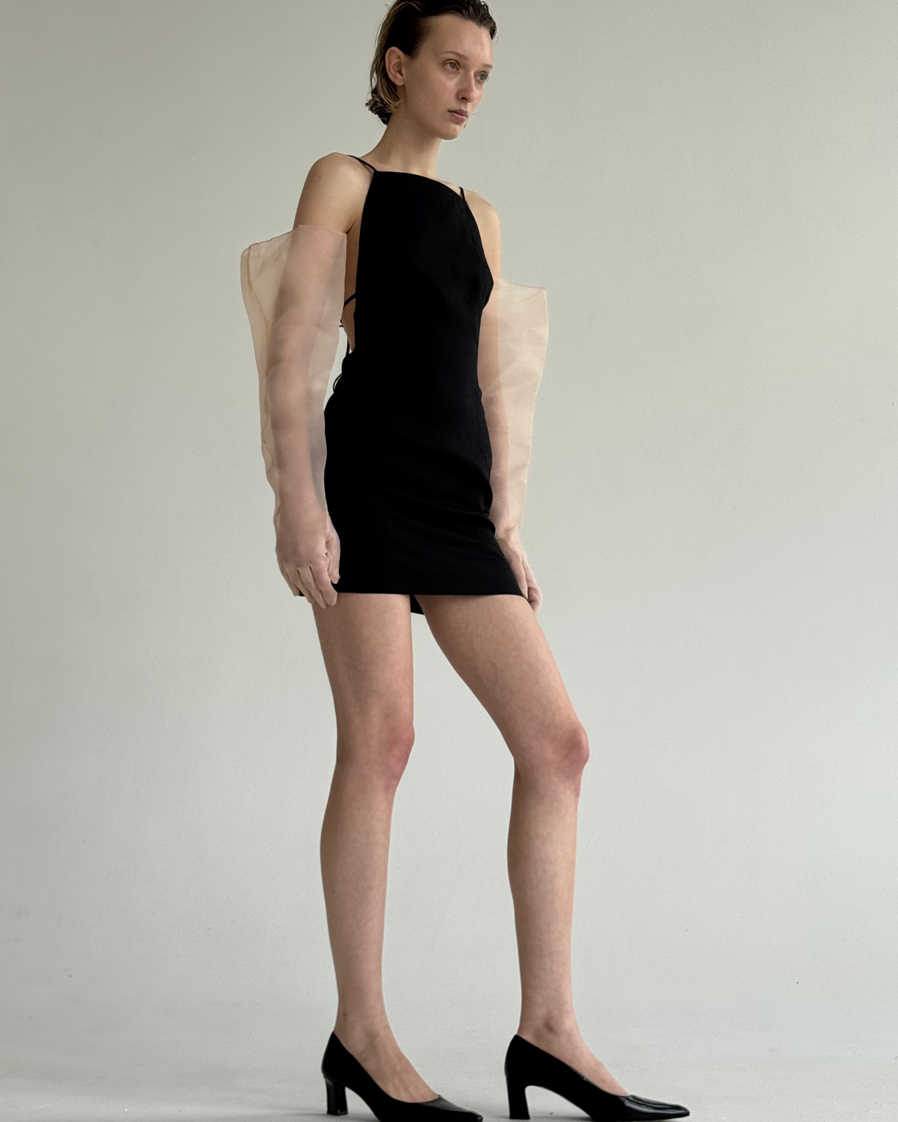 ADELLA BLACK MINI DRESS