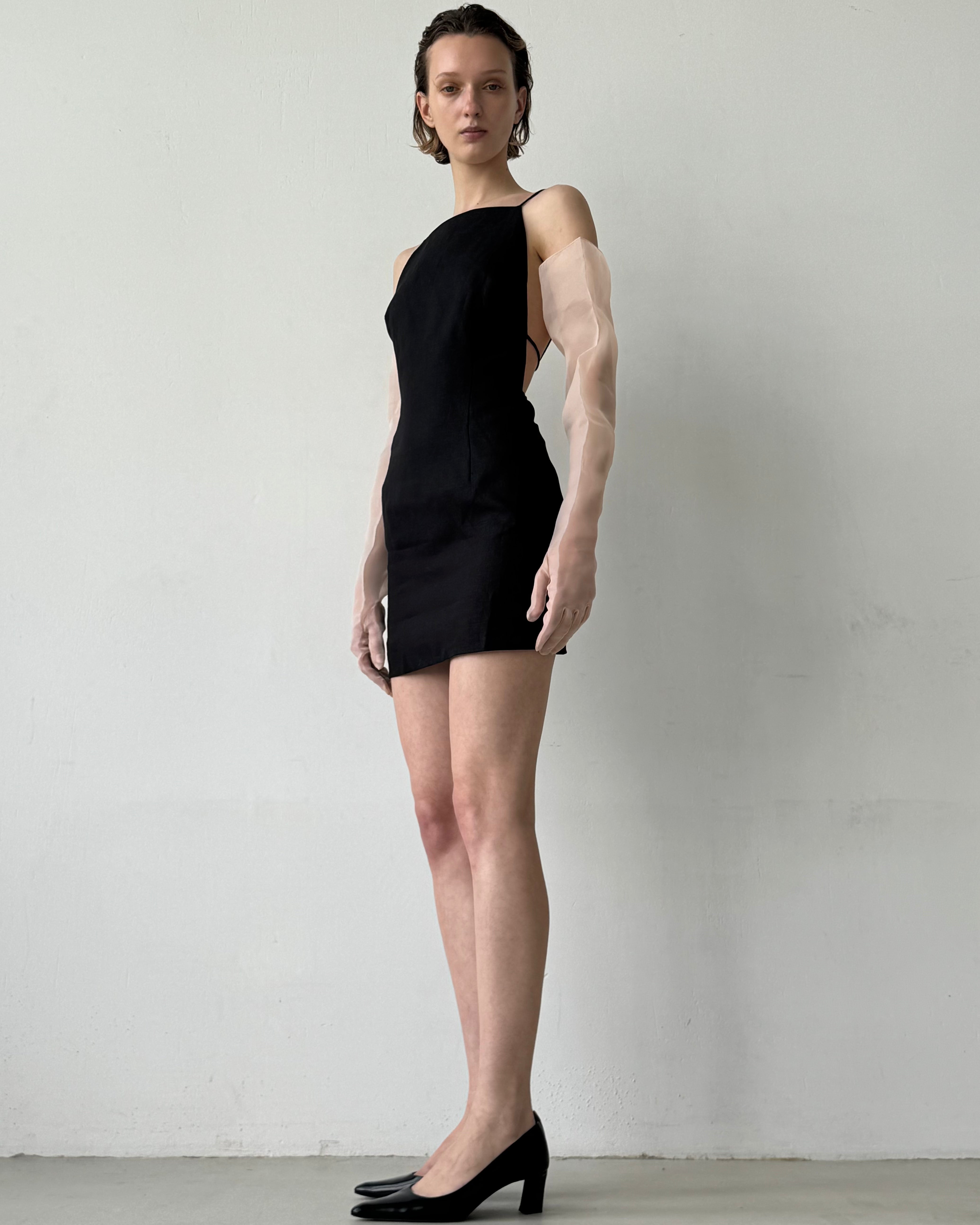 ADELLA BLACK MINI DRESS