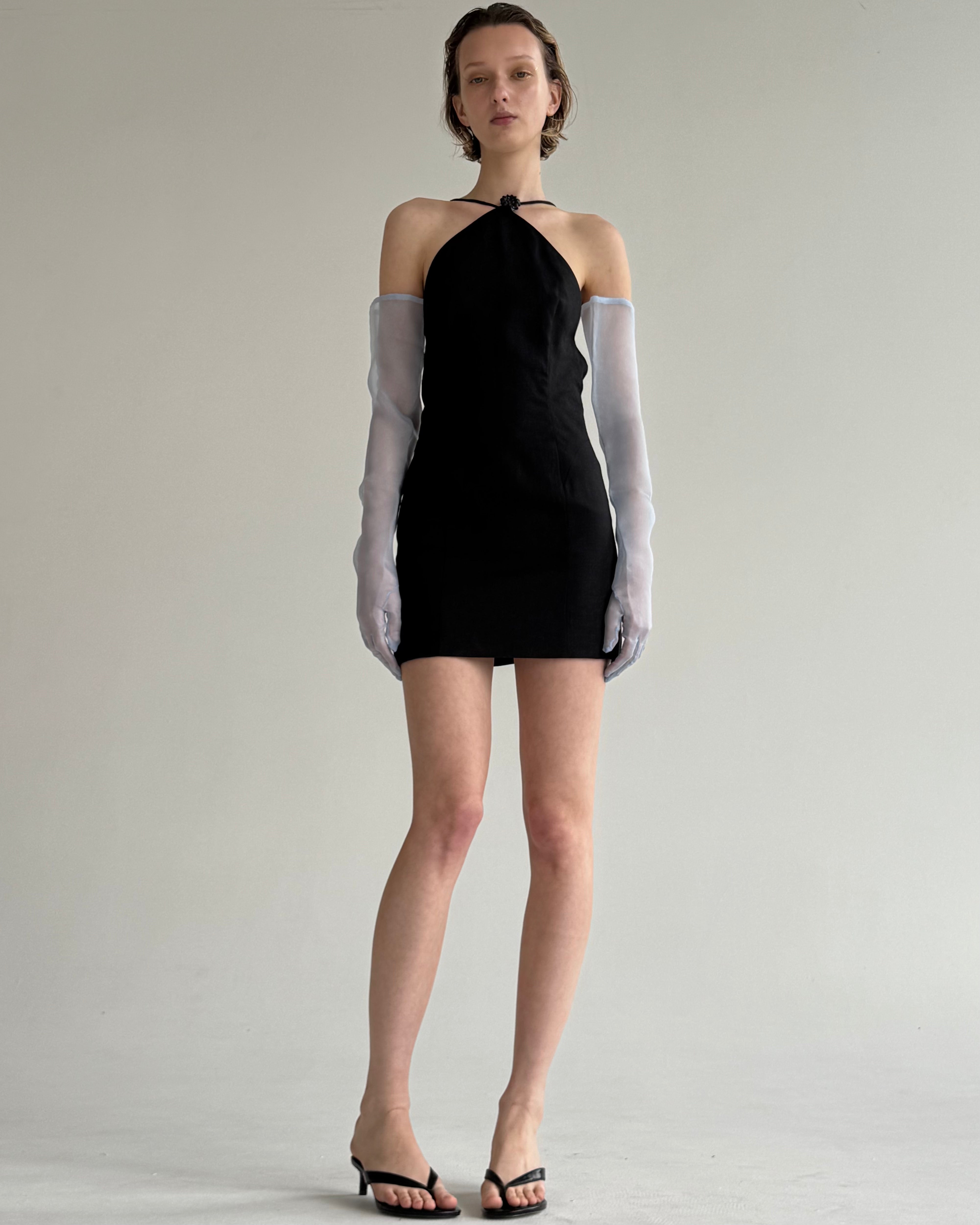 SHELLEY BLACK MINI DRESS