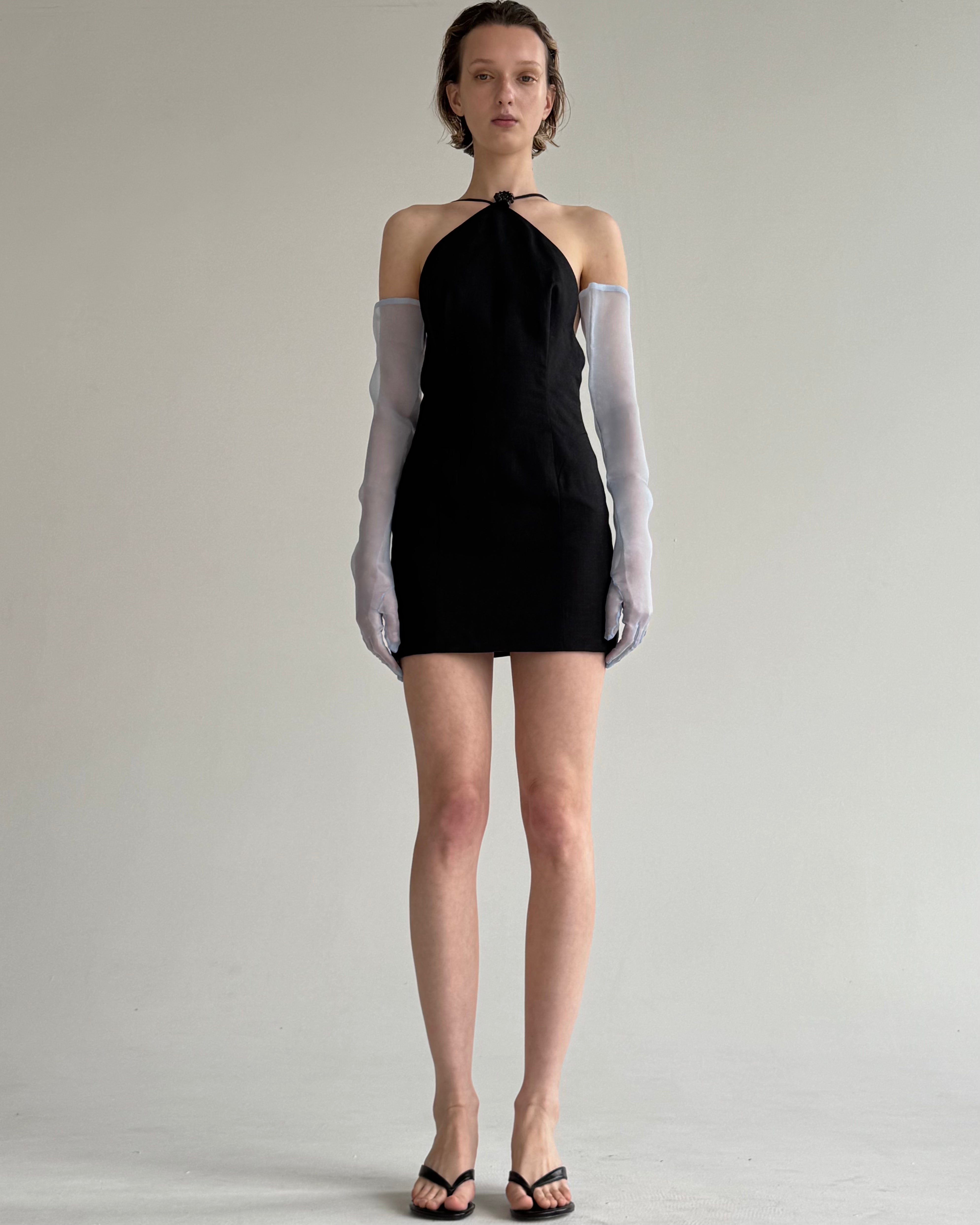 SHELLEY BLACK MINI DRESS
