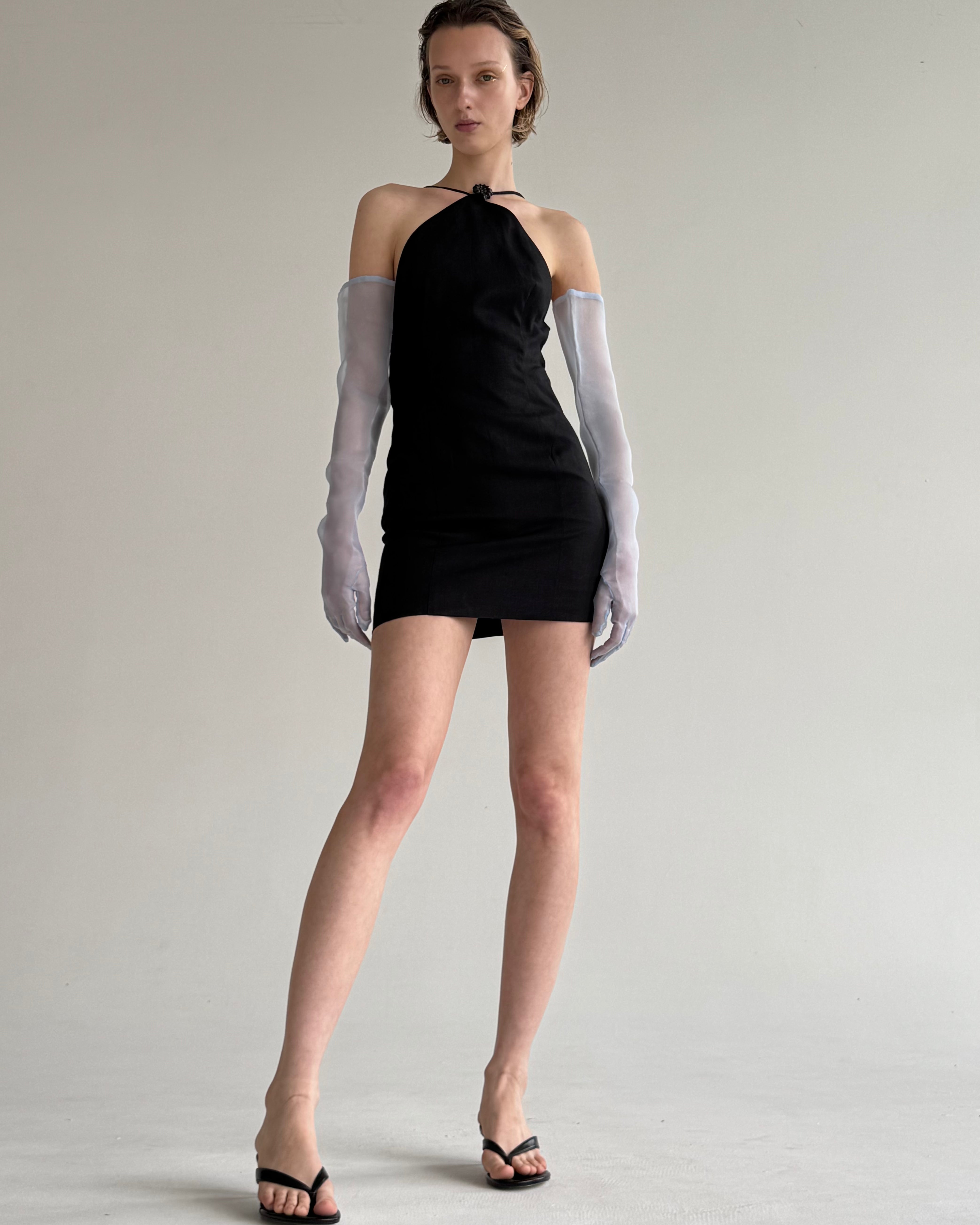 SHELLEY BLACK MINI DRESS