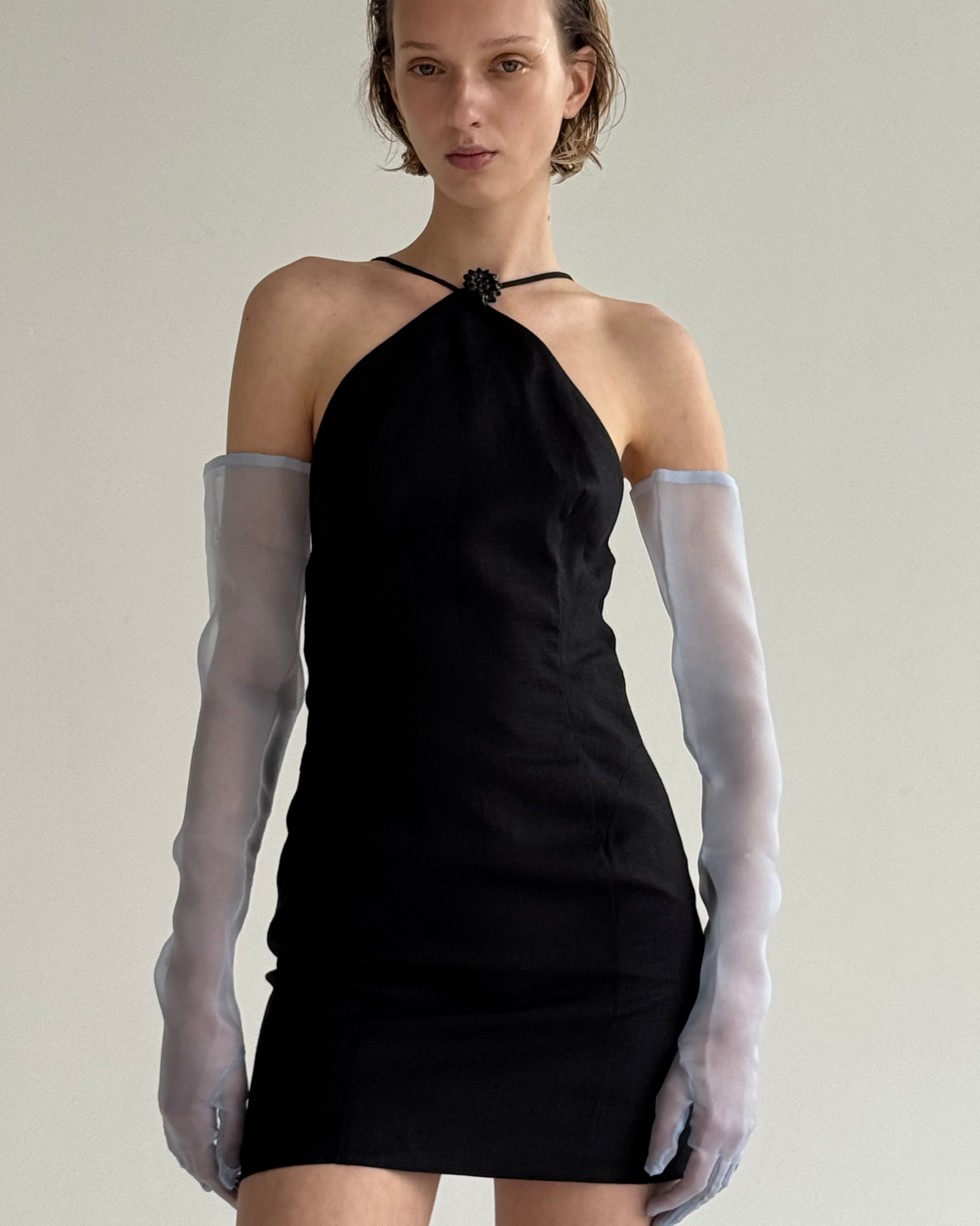 SHELLEY BLACK MINI DRESS