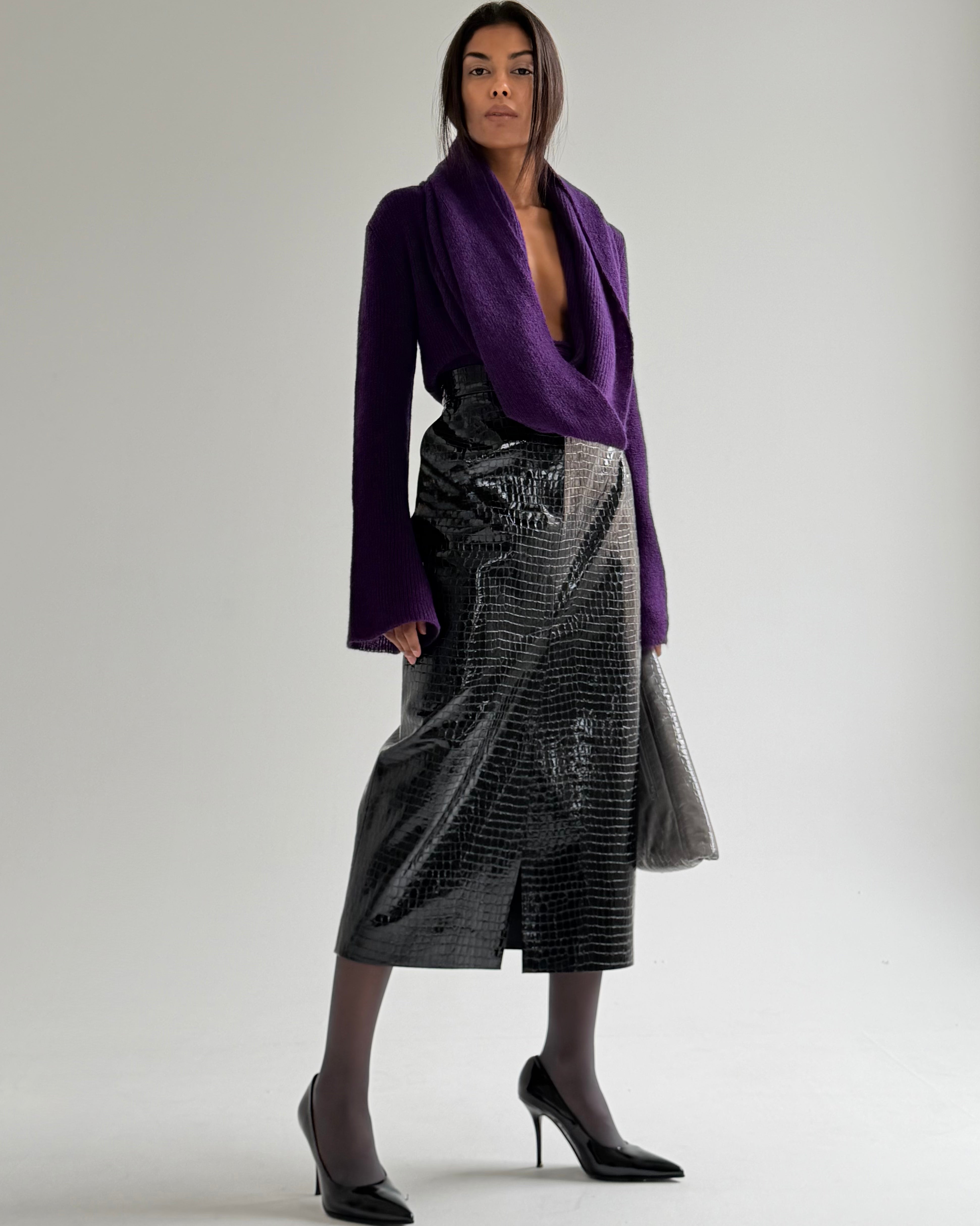 Hooded Knit Jumper