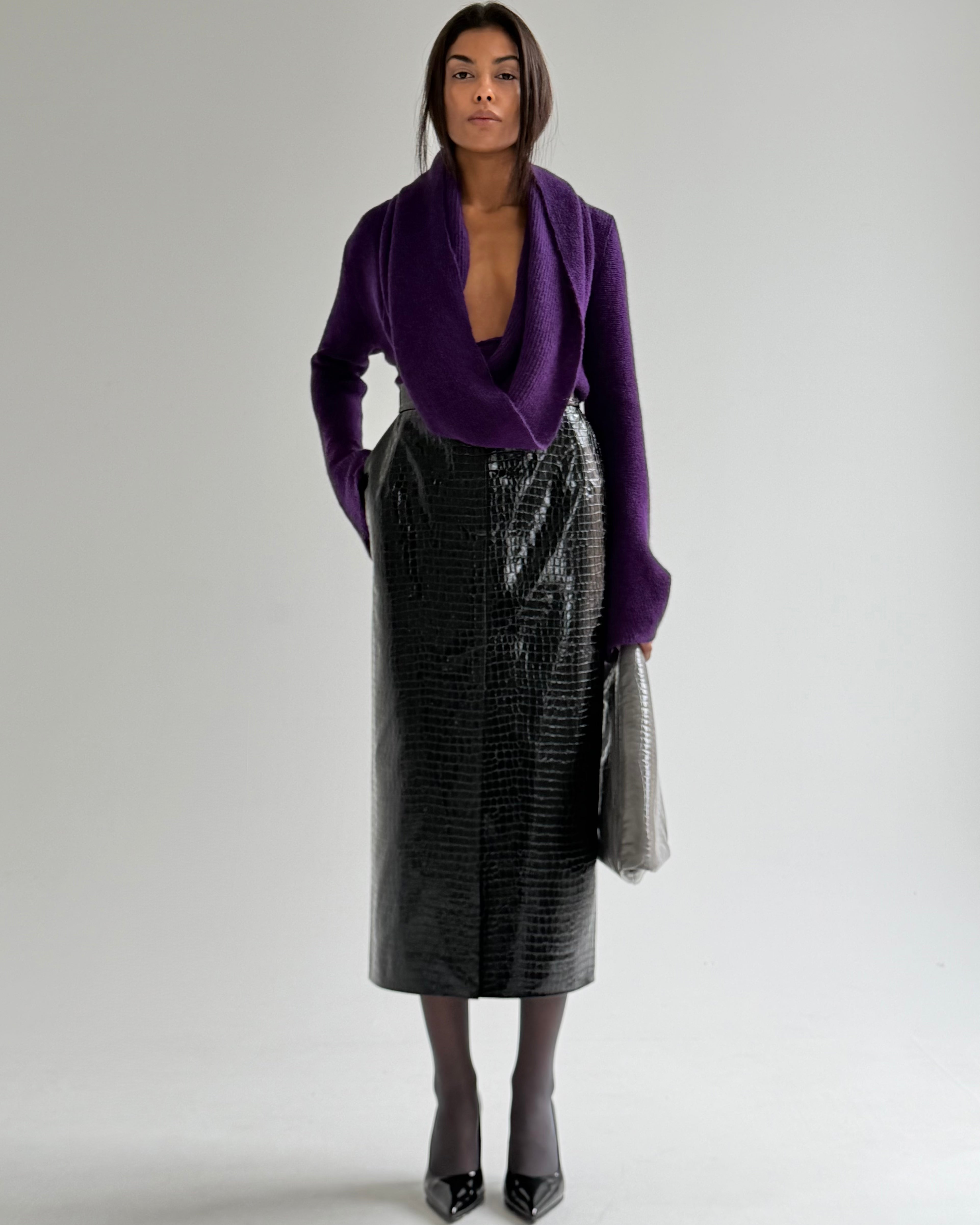 Hooded Knit Jumper