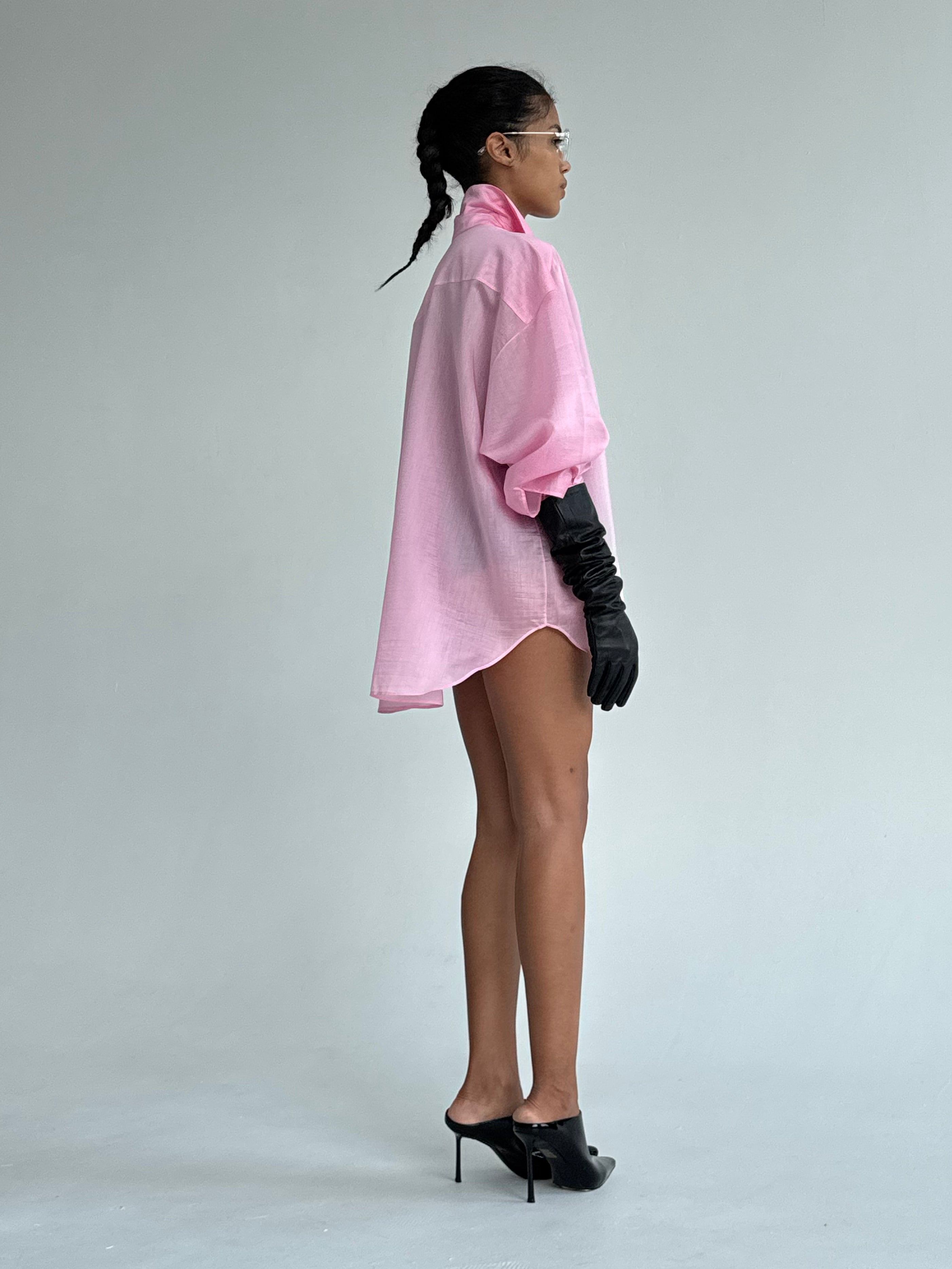 MUSLIN PINK BLOUSE