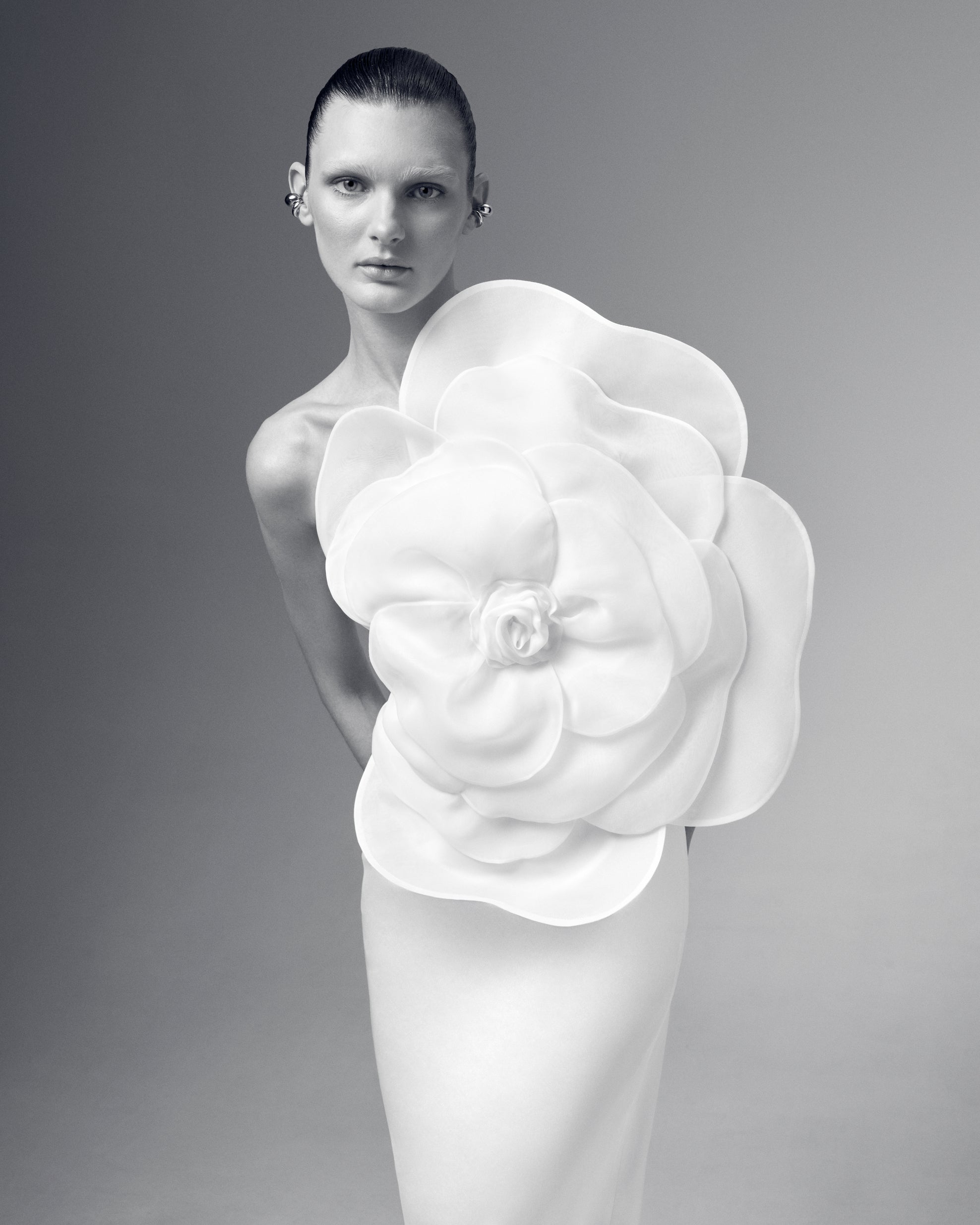 BLOOMING CAMELLIA DRESS