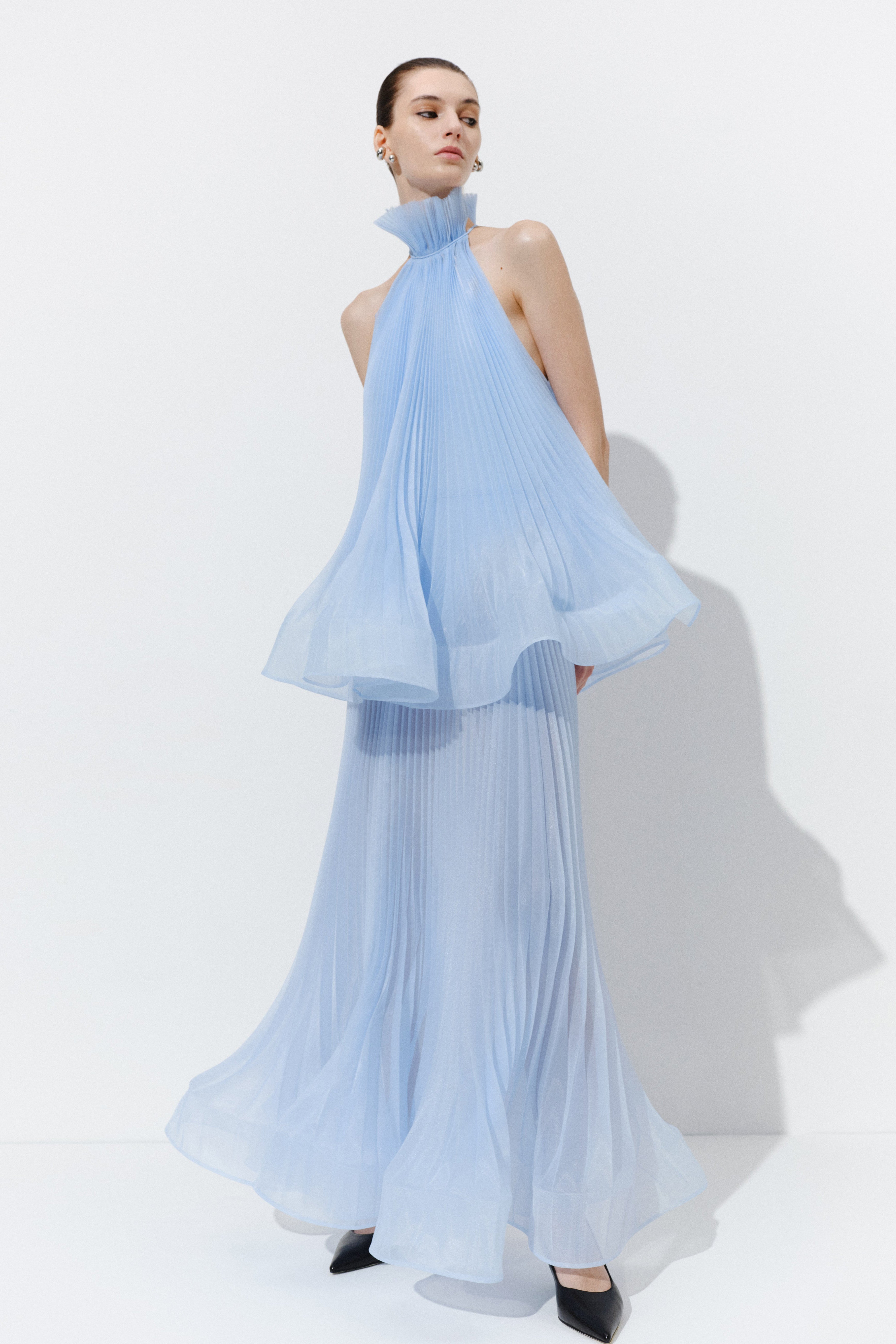 EVELYN PLEATED SET