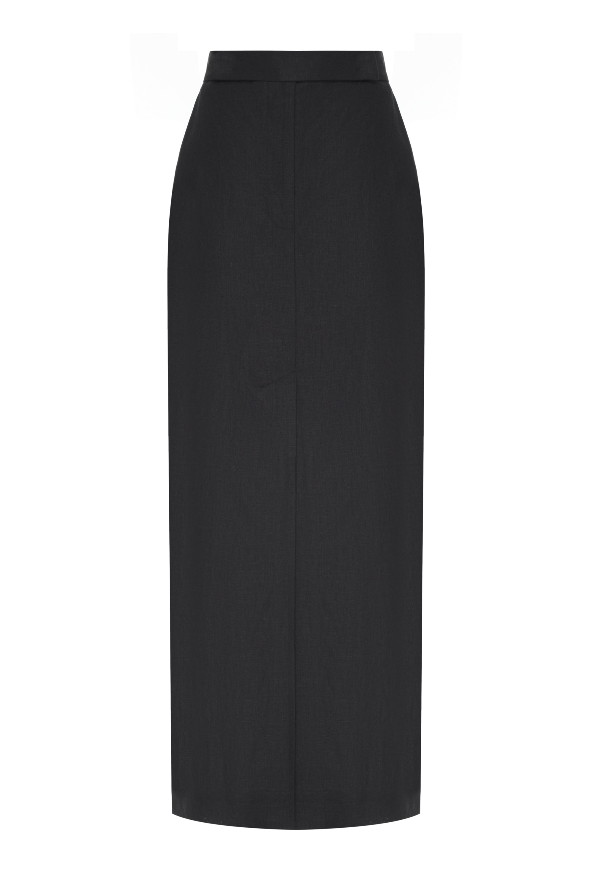 ABIGAIL BLACK MIDI SKIRT