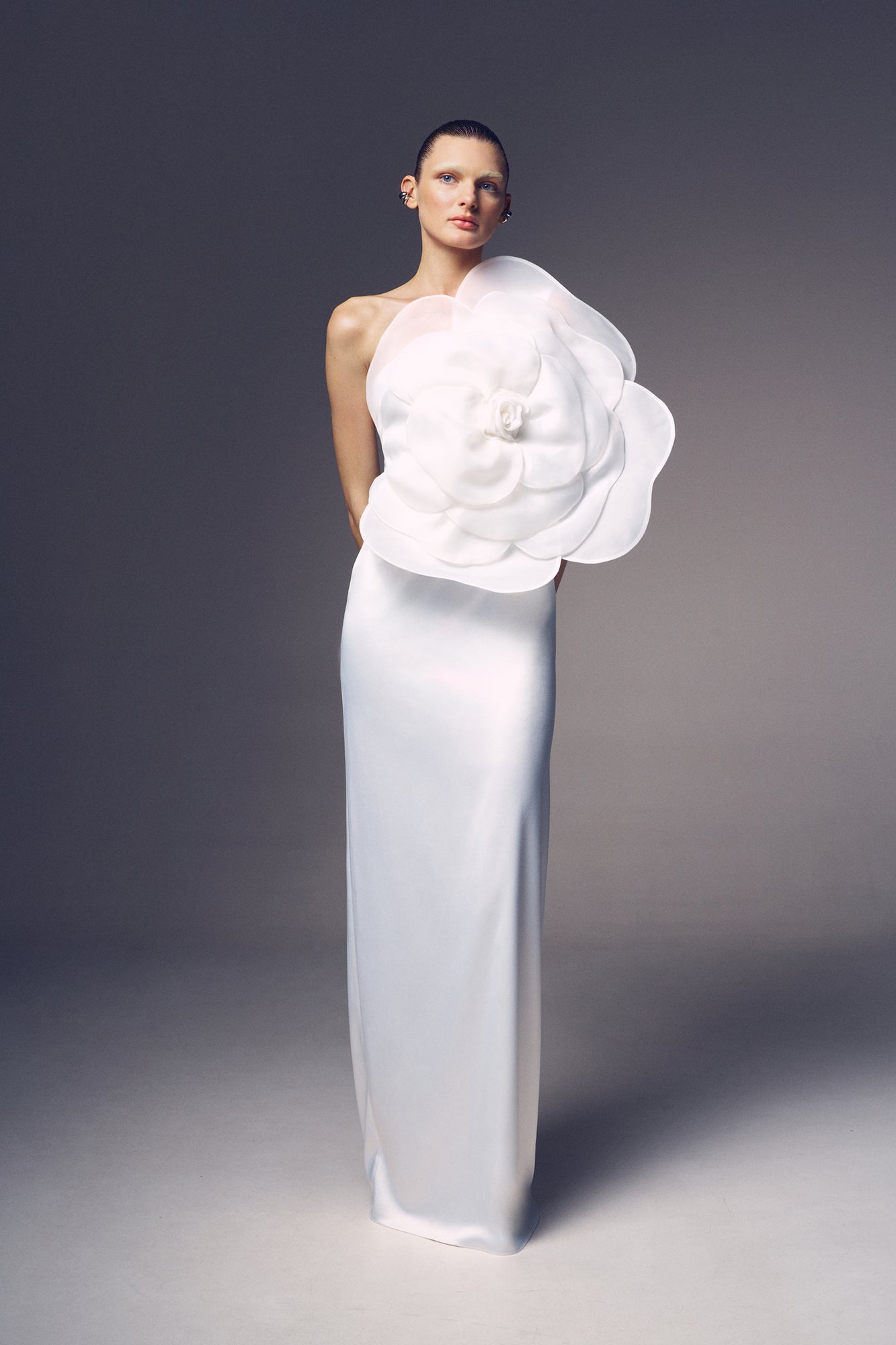 BLOOMING CAMELLIA DRESS