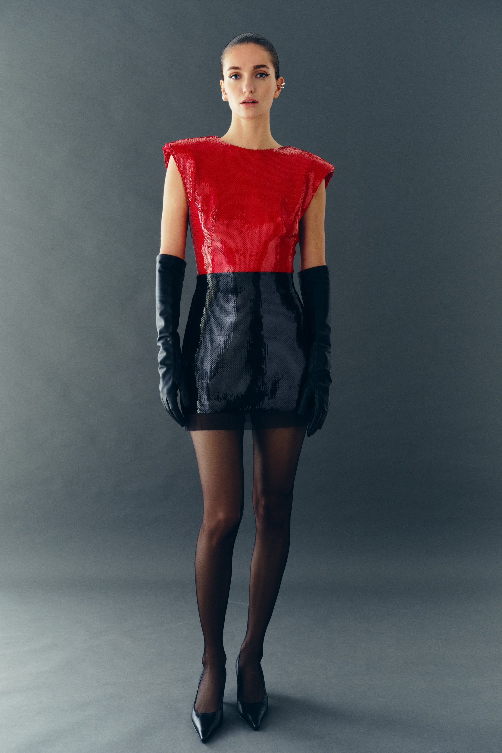 FRINGANT SEQUIN TOP