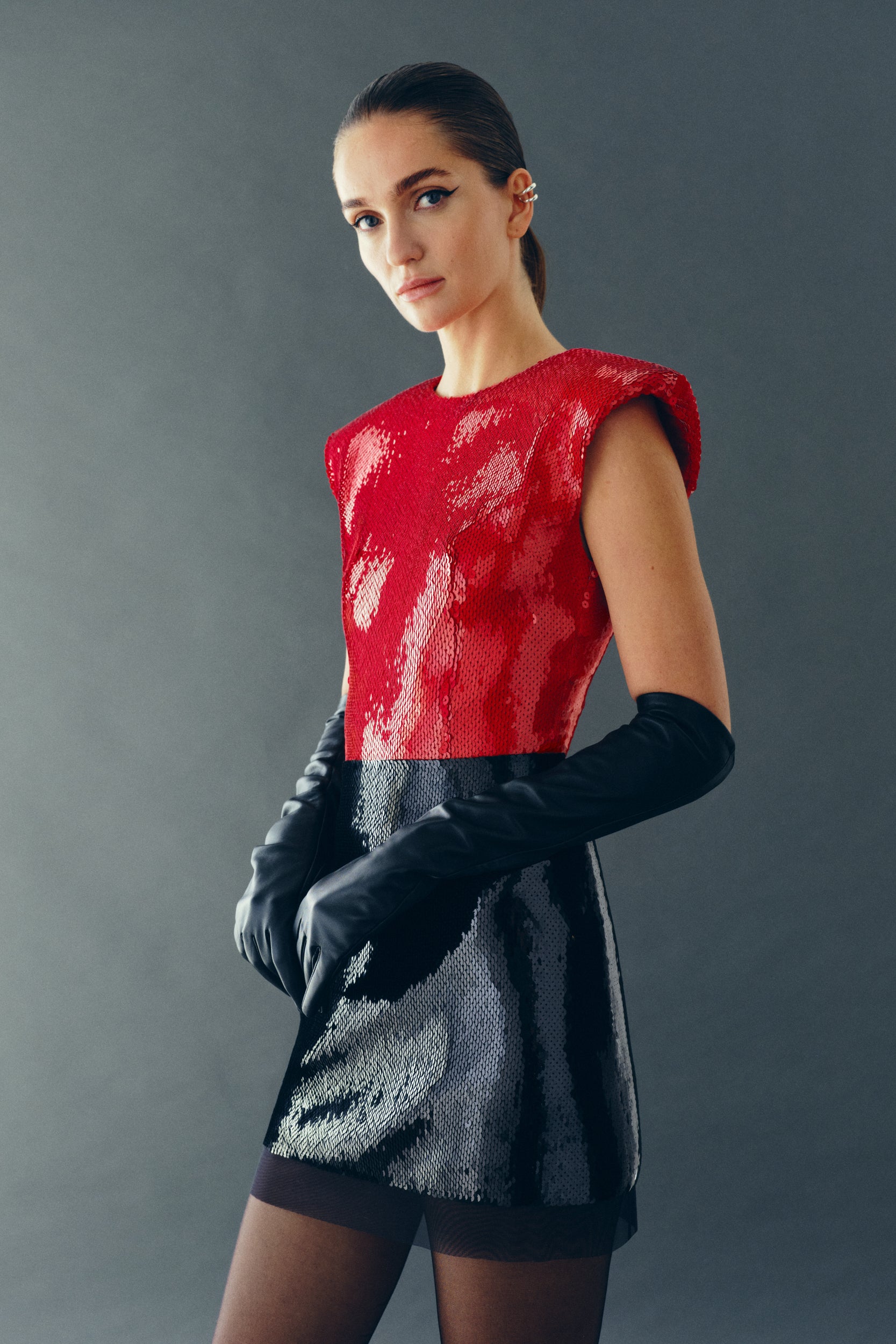 FRINGANT SEQUIN TOP
