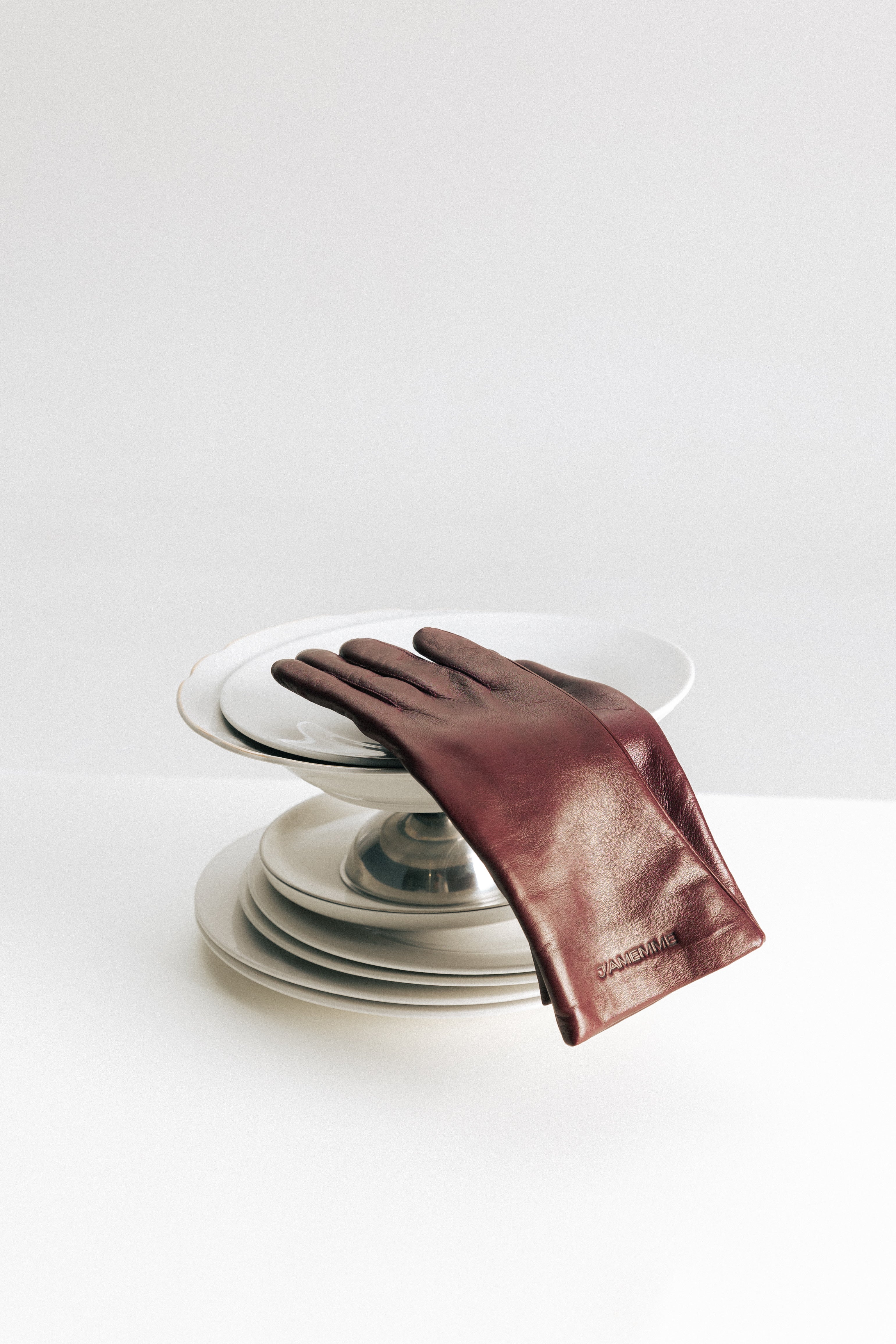 MARSALA LEATHER GLOVES