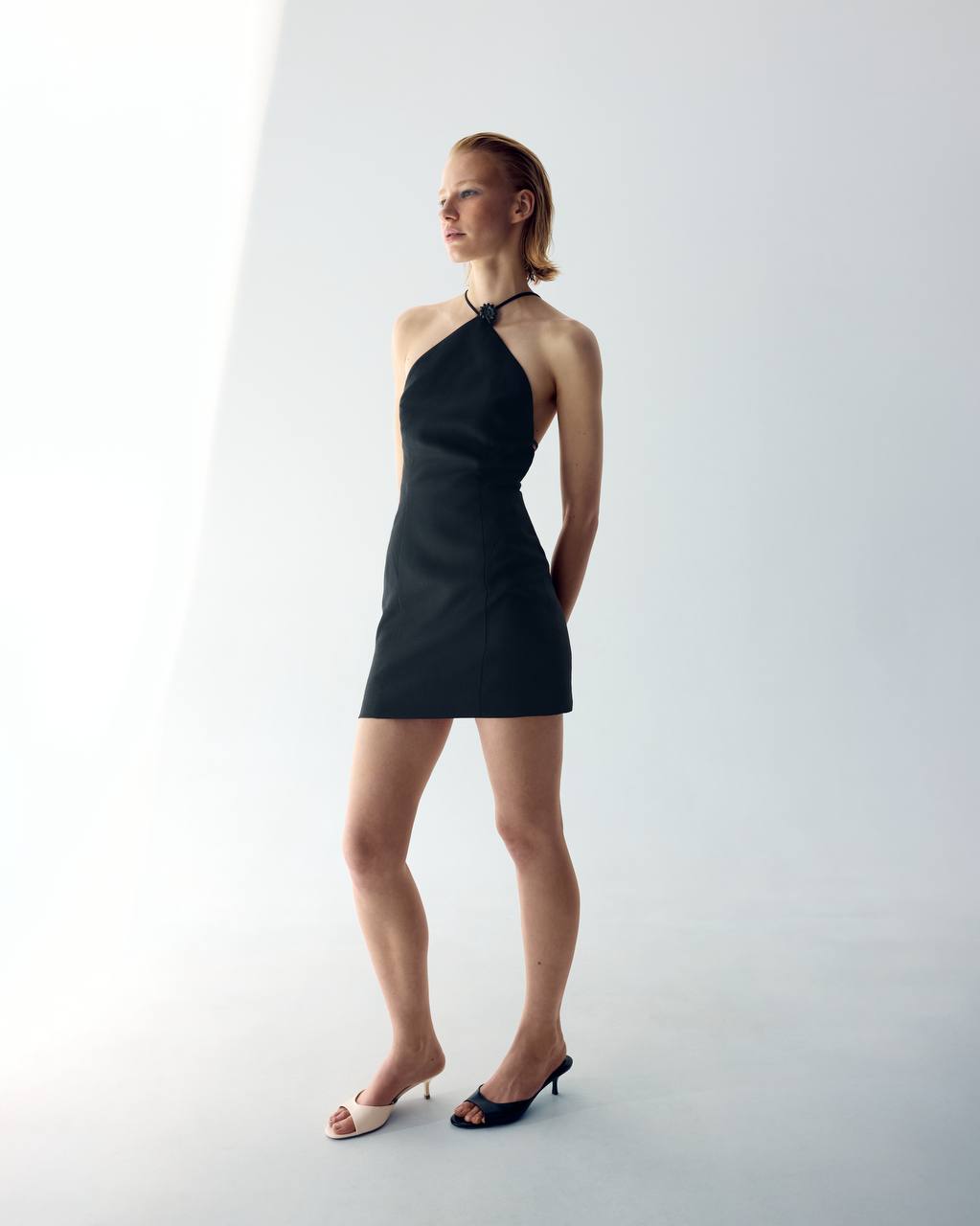 SHELLEY BLACK MINI DRESS
