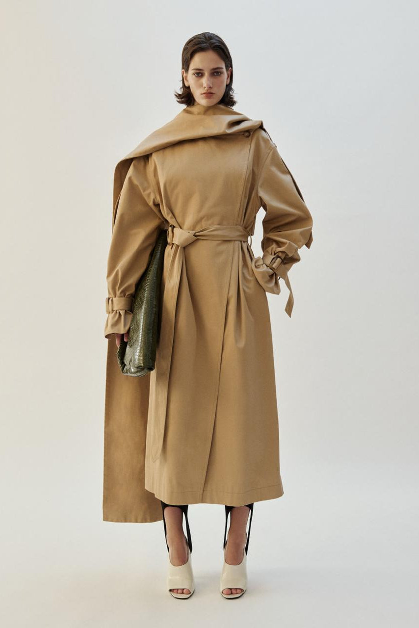 SABLE TRENCH COAT