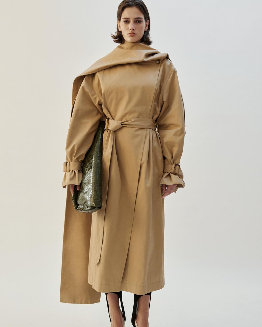 SABLE TRENCH COAT