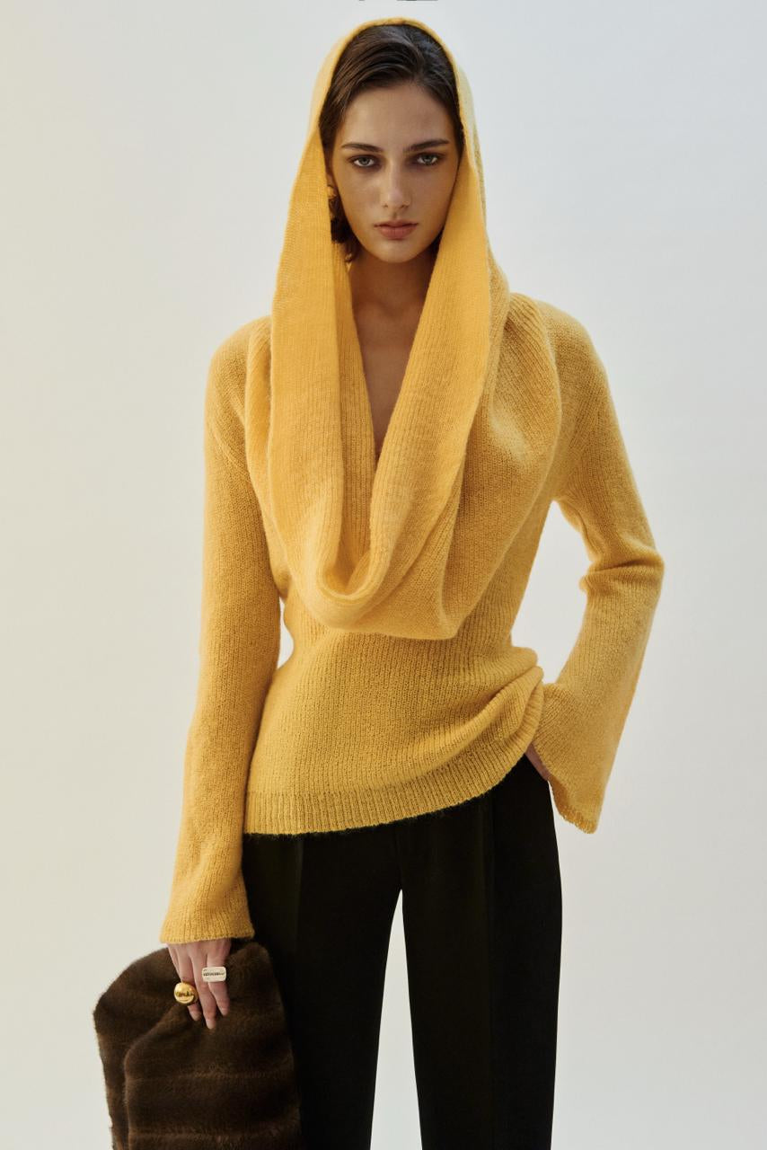 Hooded Knit Jumper