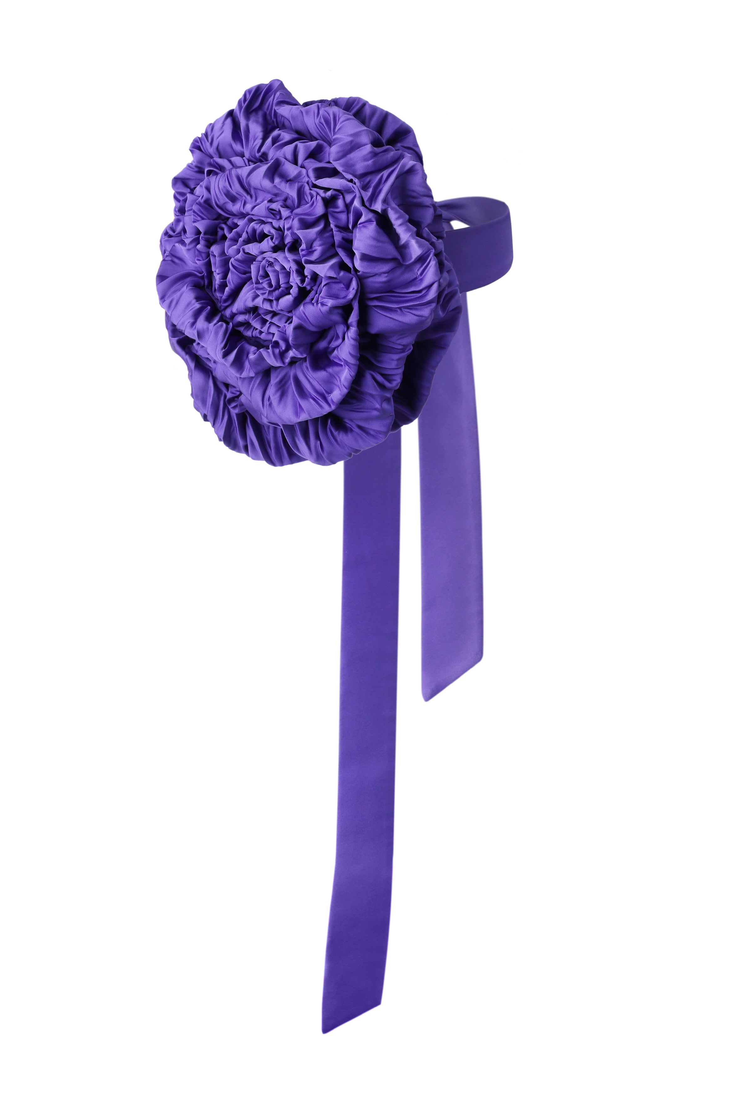 PURPLE FLORAL CHOKER