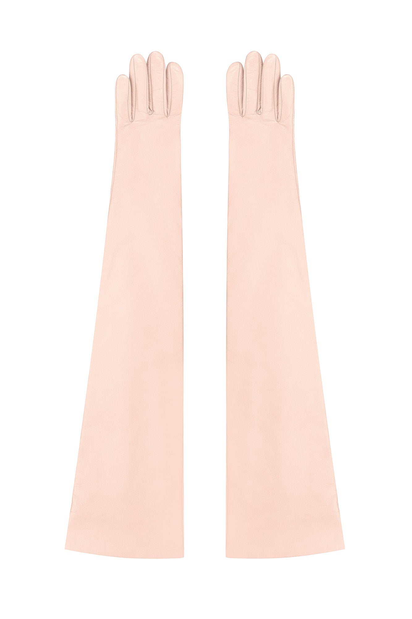 BLUSH LEATHER GLOVES