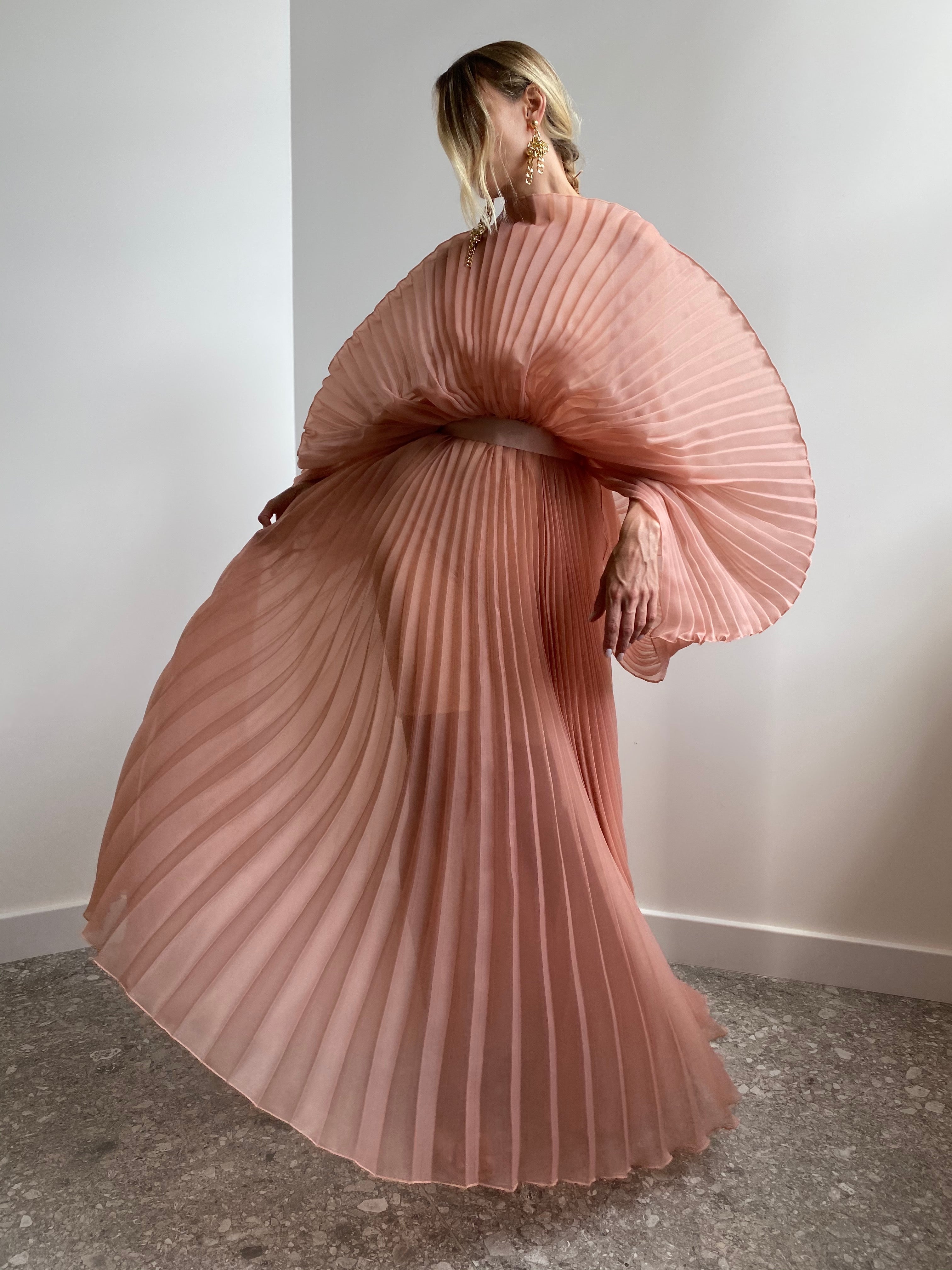 CLOUD CARAMEL DRESS