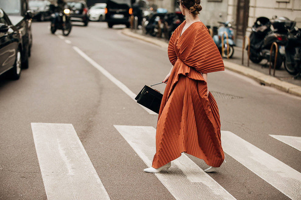 AVRORA TERRACOTTA DRESS