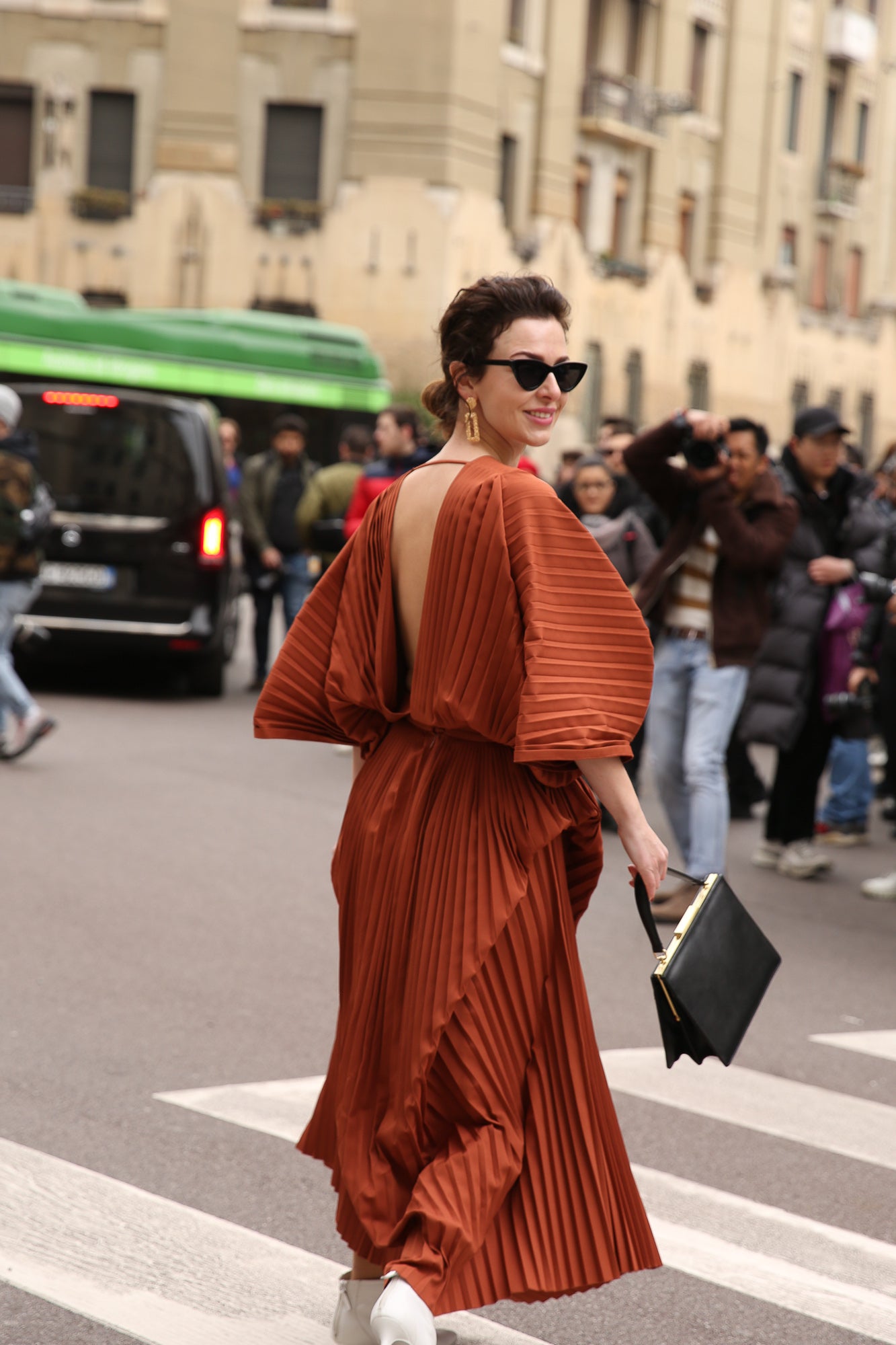 AVRORA TERRACOTTA DRESS