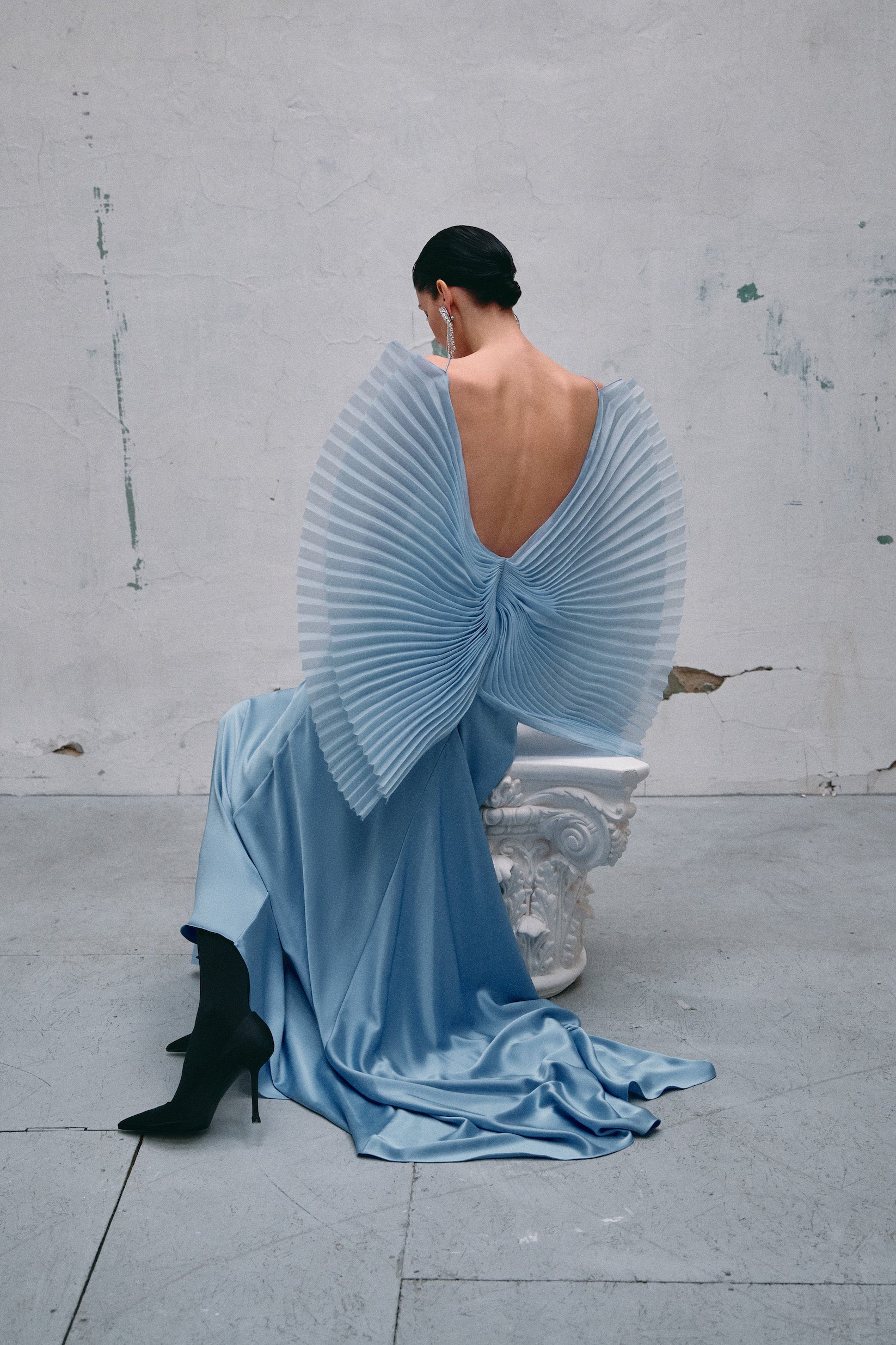 OLIMPIO BLUE DRESS