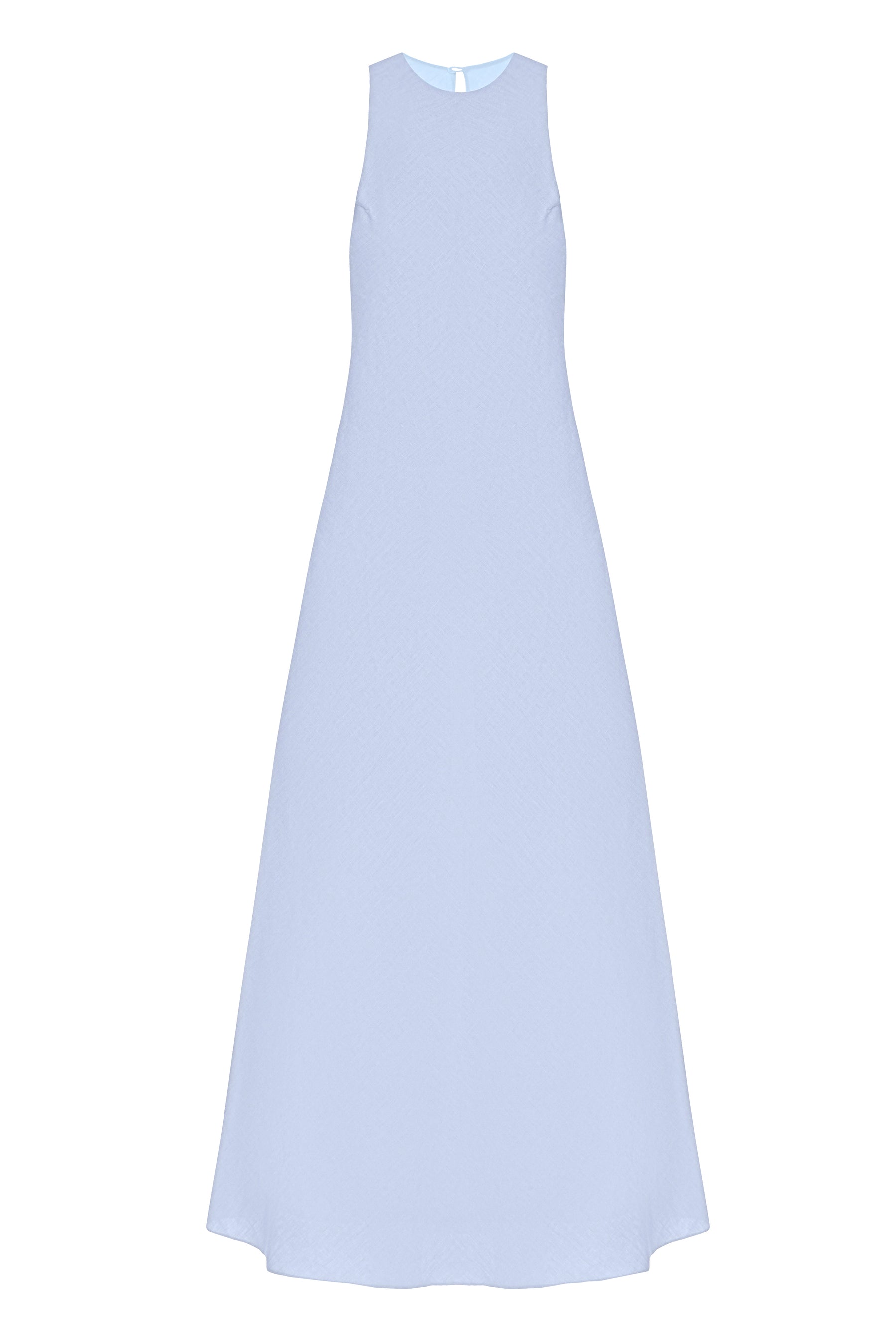 The Jasmine - Dusty Blue Dress - Short Sleeve