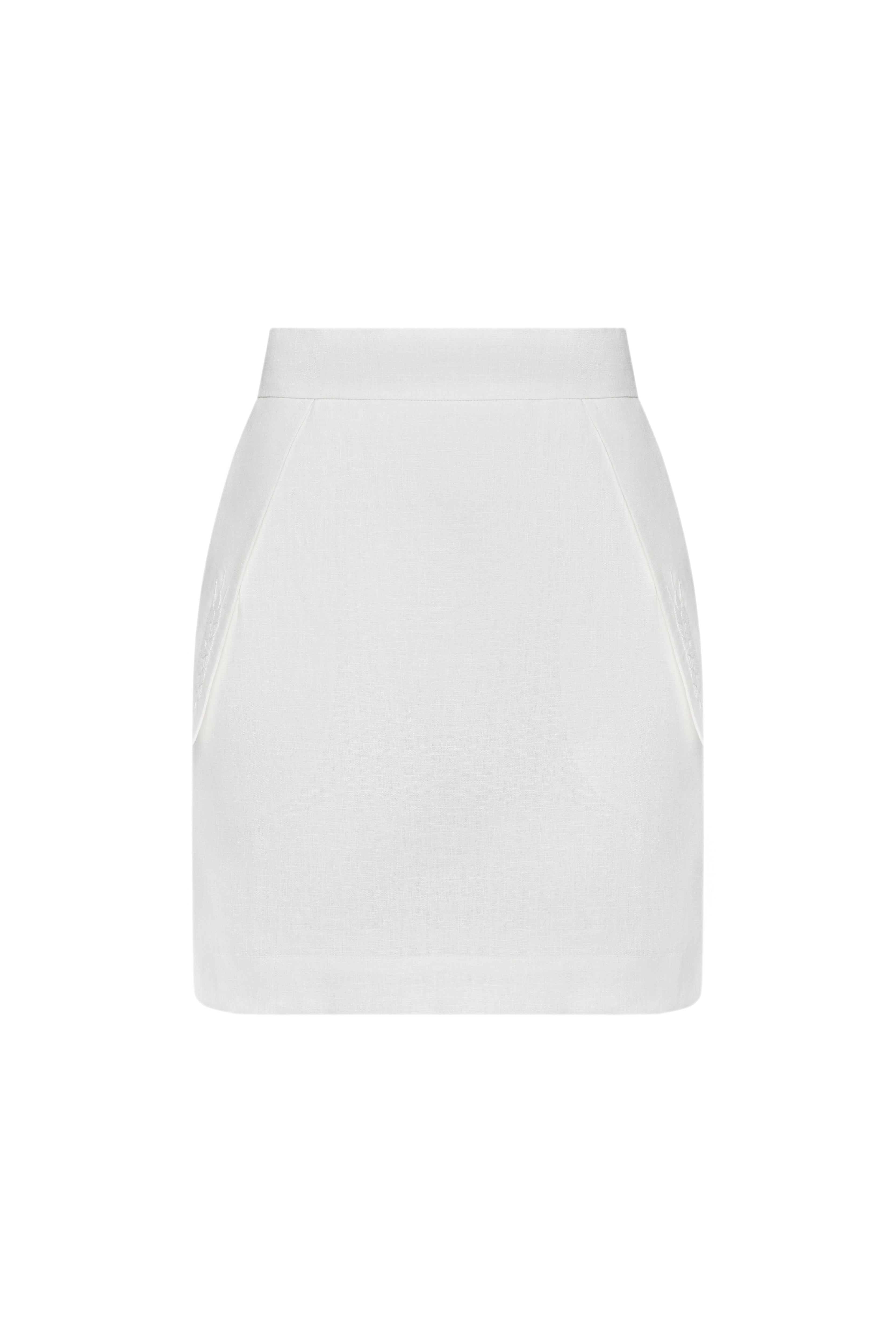 TYRA WHITE MINI SKIRT